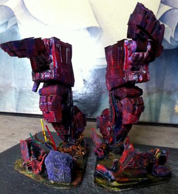 The Archeotech Towers get a quick lick of paint