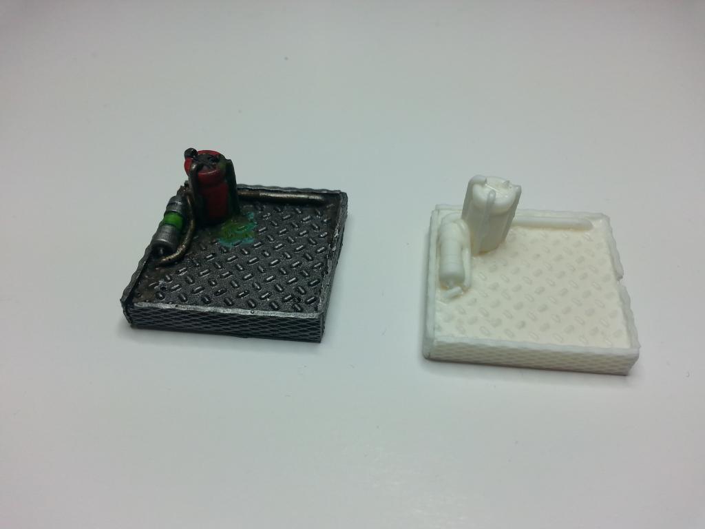 Custom, Resin., Space Hulk, Stands