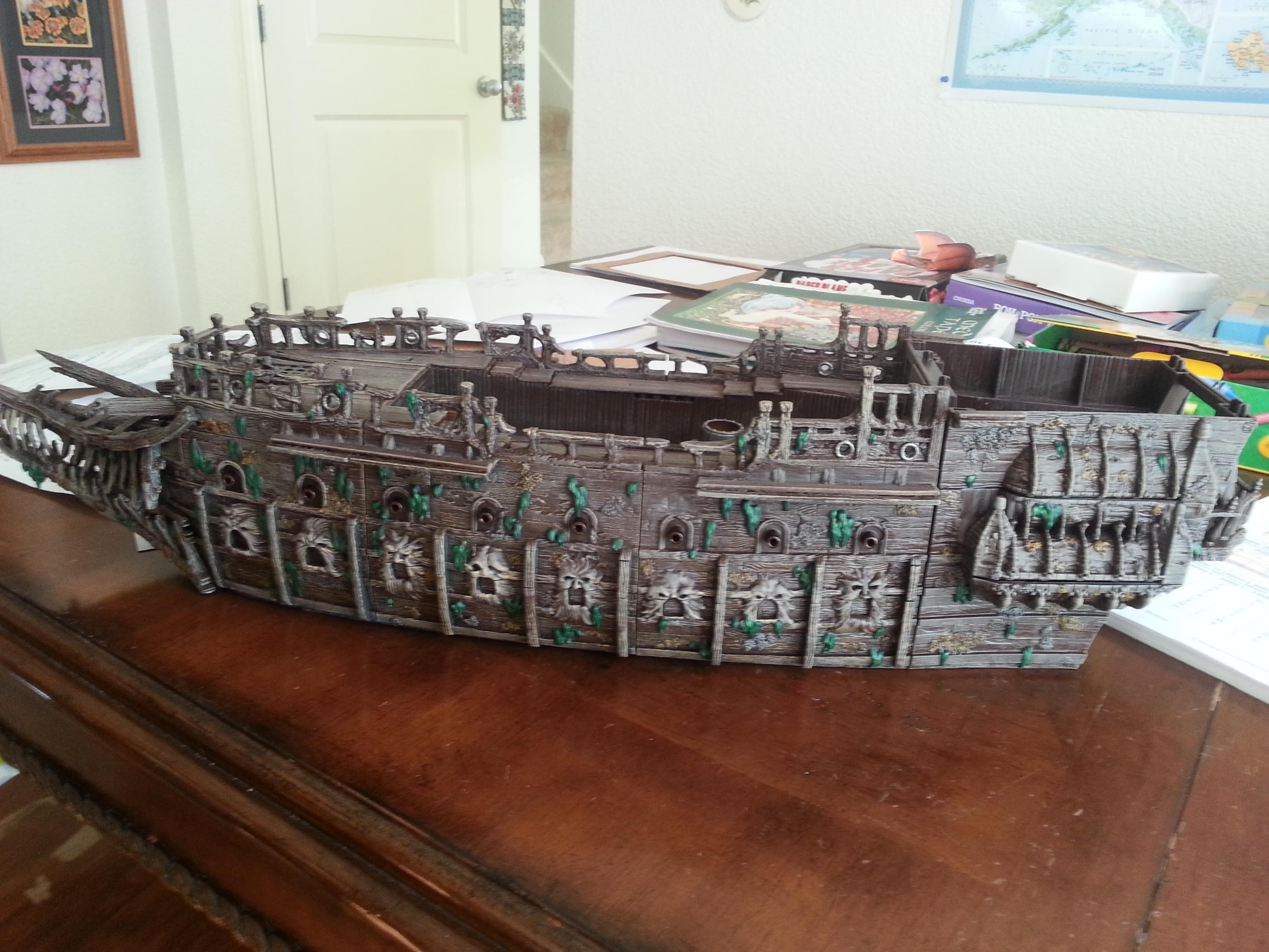 Pirate Ship, Warhammer Fantasy, Zombie Pirate - zombie pirate ship WIP ...