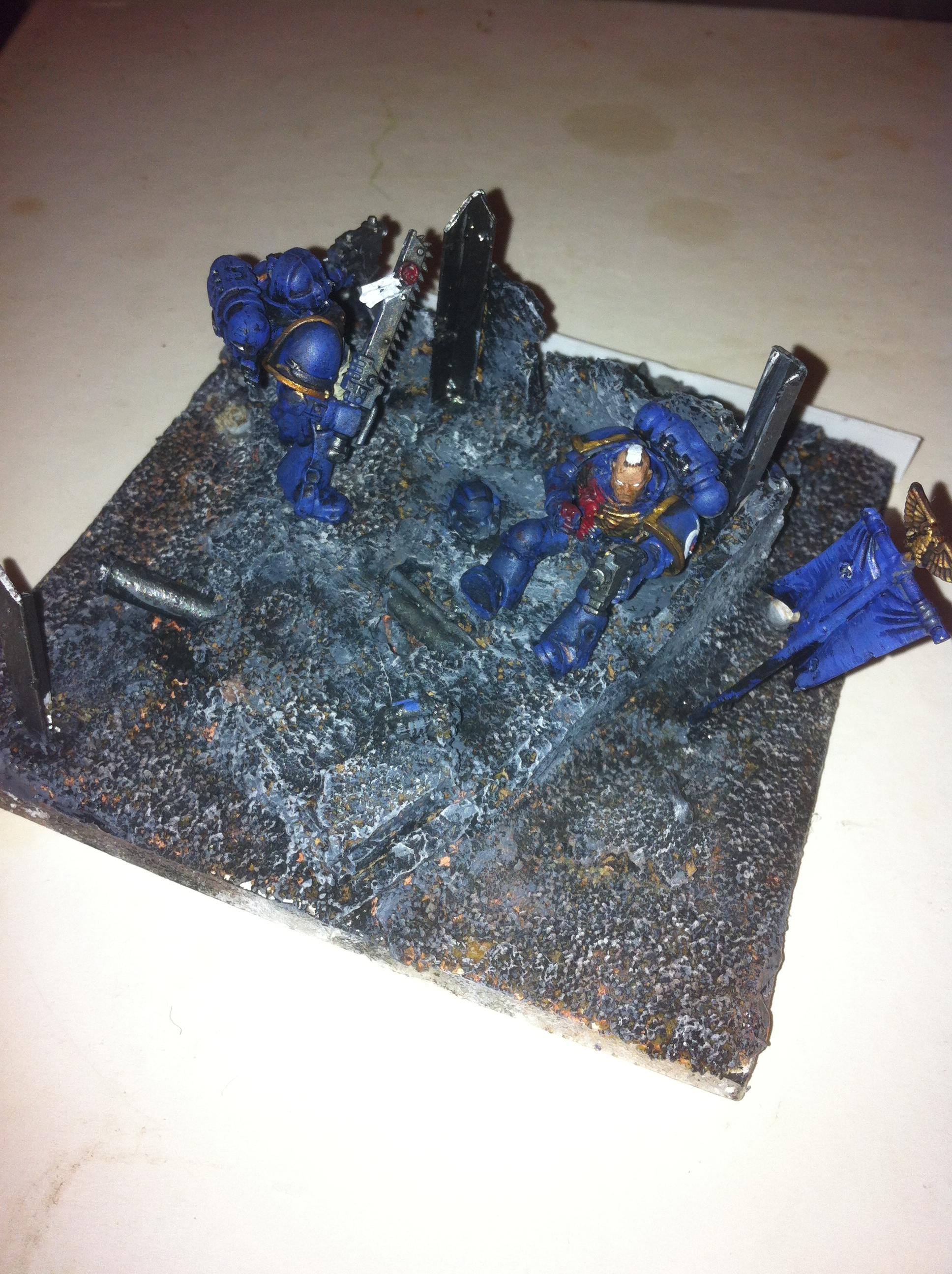 Diorama, Space Marines