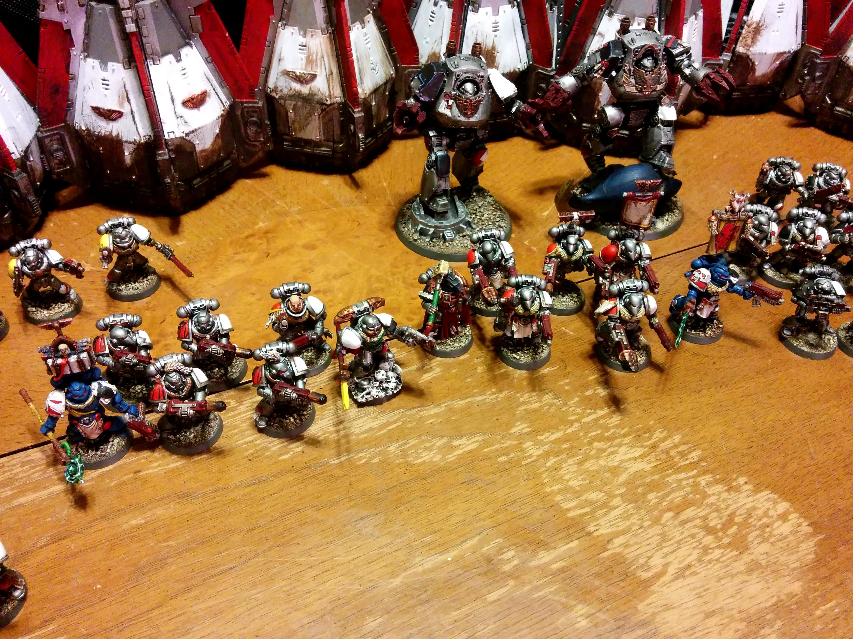 Command Squads, Contemptor, Drop Pods, Forge World, Kitbash, Librarian, Pre-heresy, Salamanders, Space Wolves, Vulkan