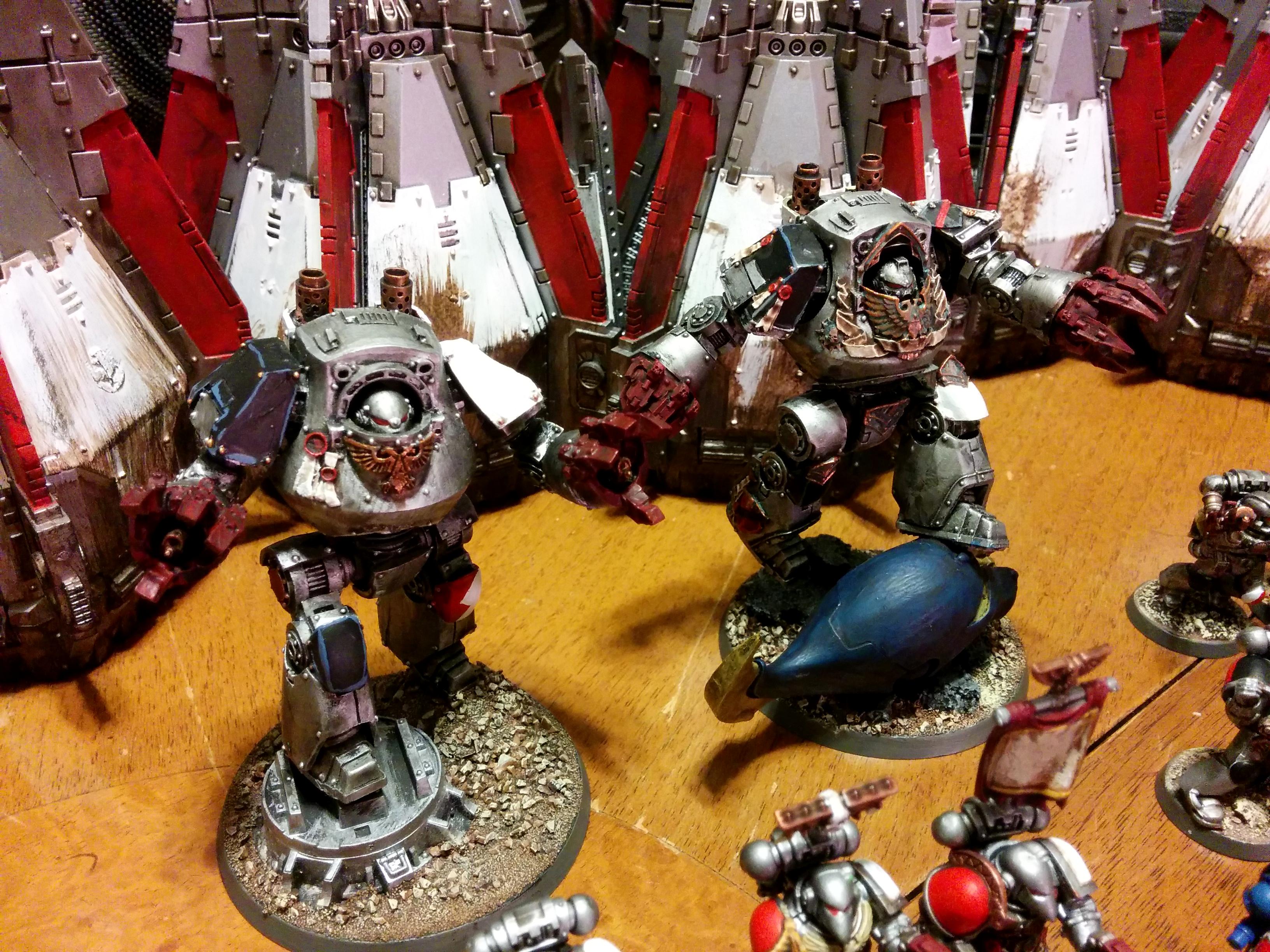 Contemptor, Drop Pods, Forge World, Pre-heresy, Salamanders, Space Wolves