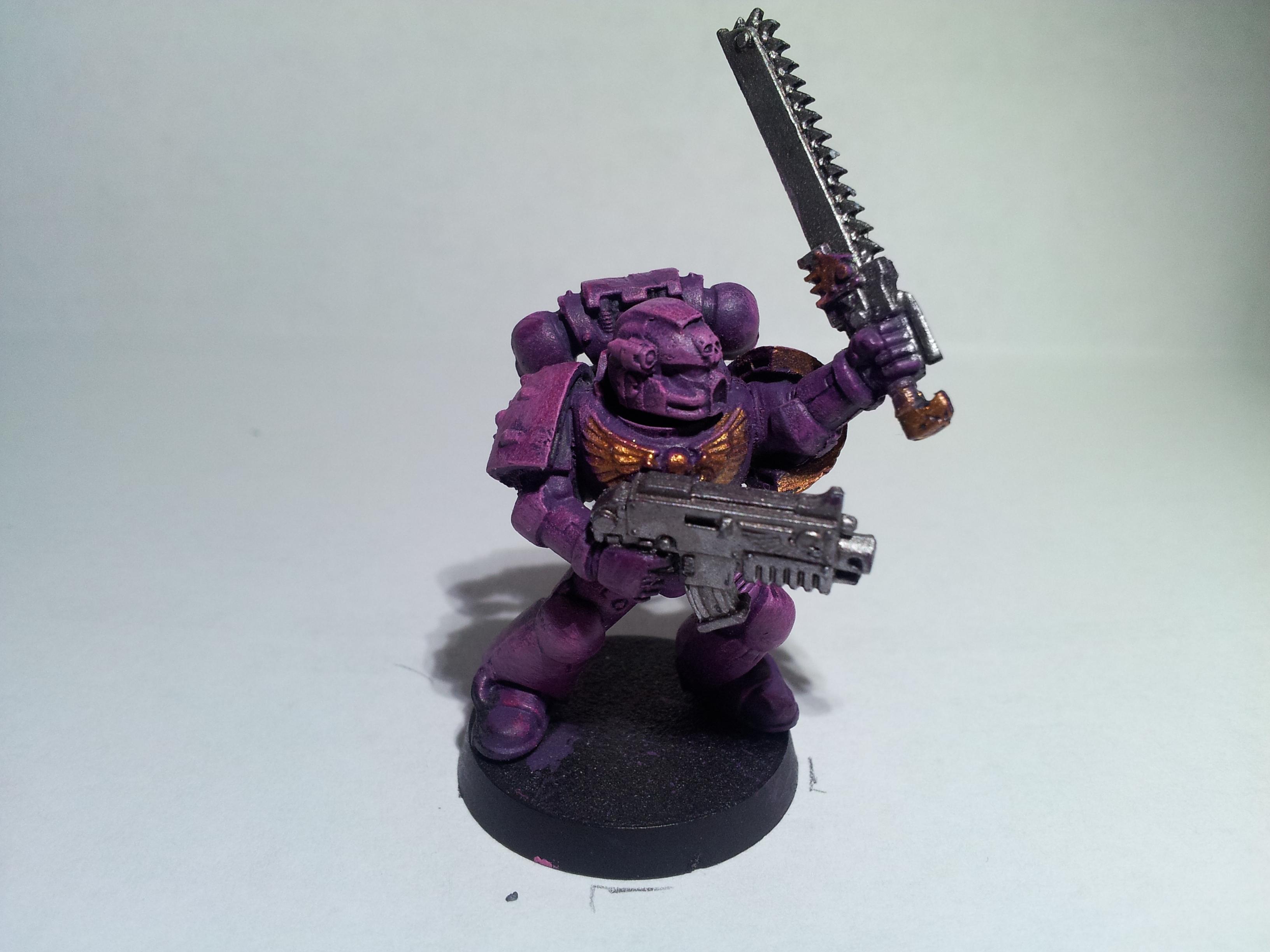 Painting, Space Marines, Testing