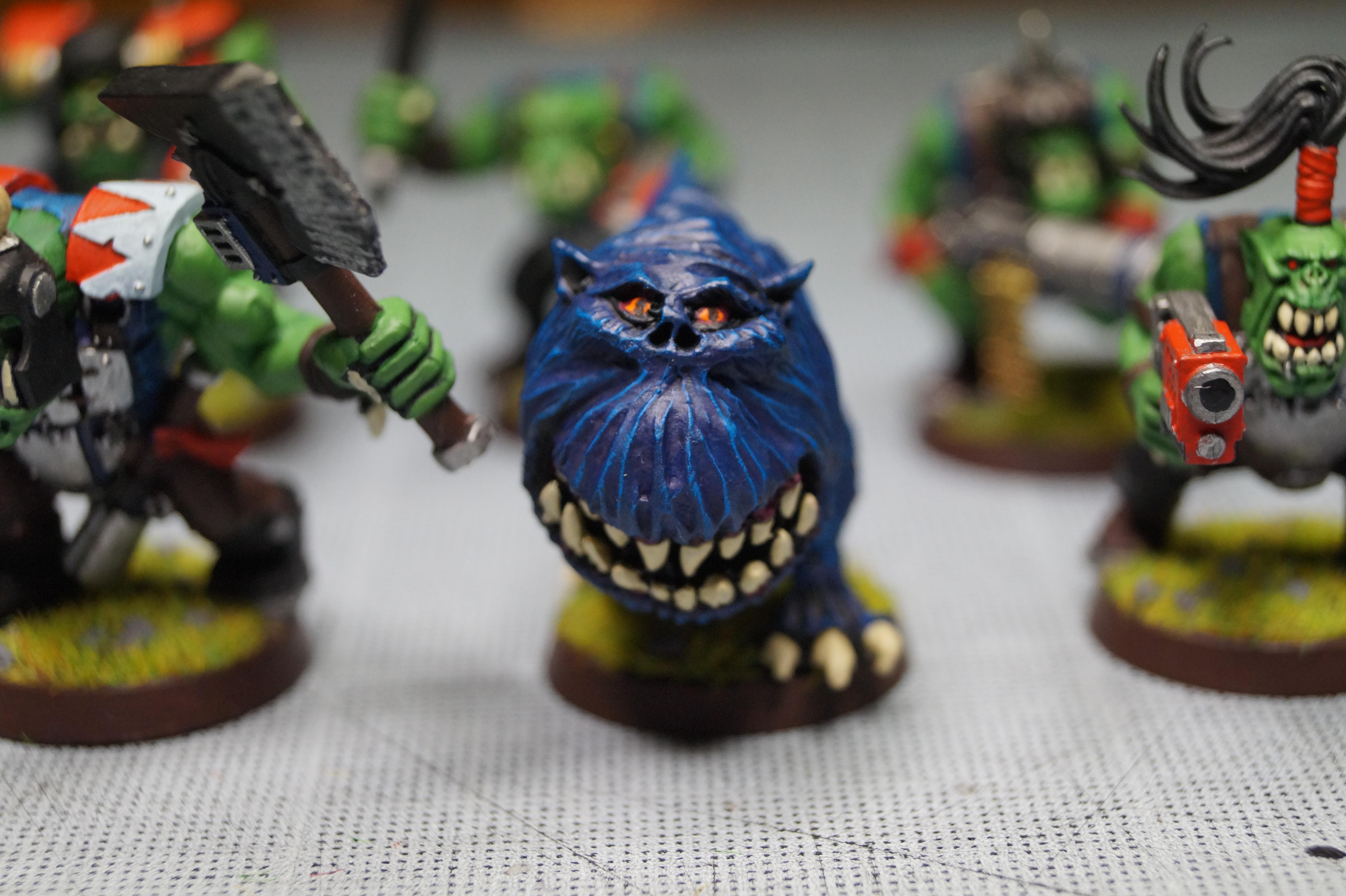 Gnaw front, with Orks