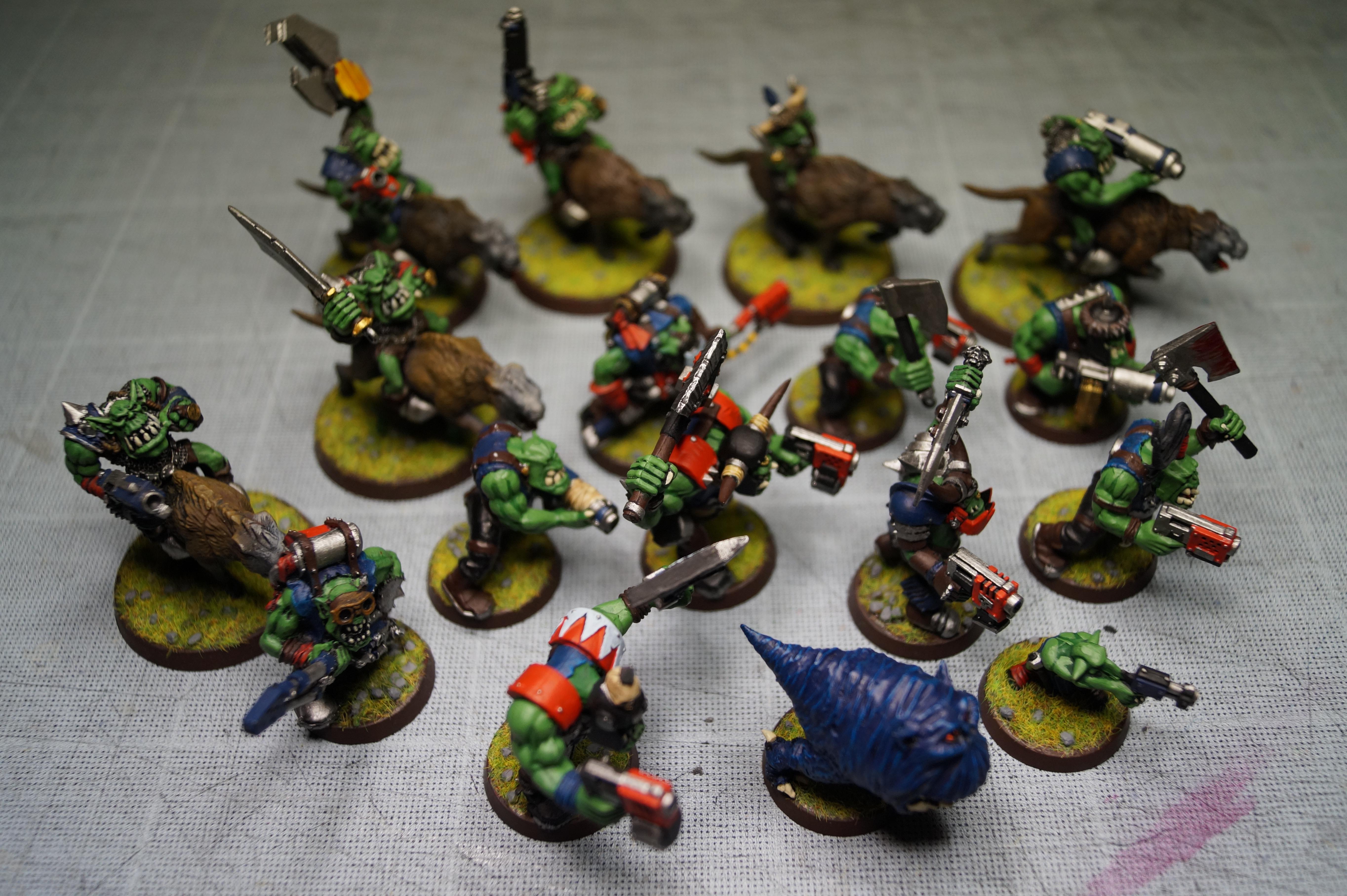 Orks, Painted Ruff Ridaz