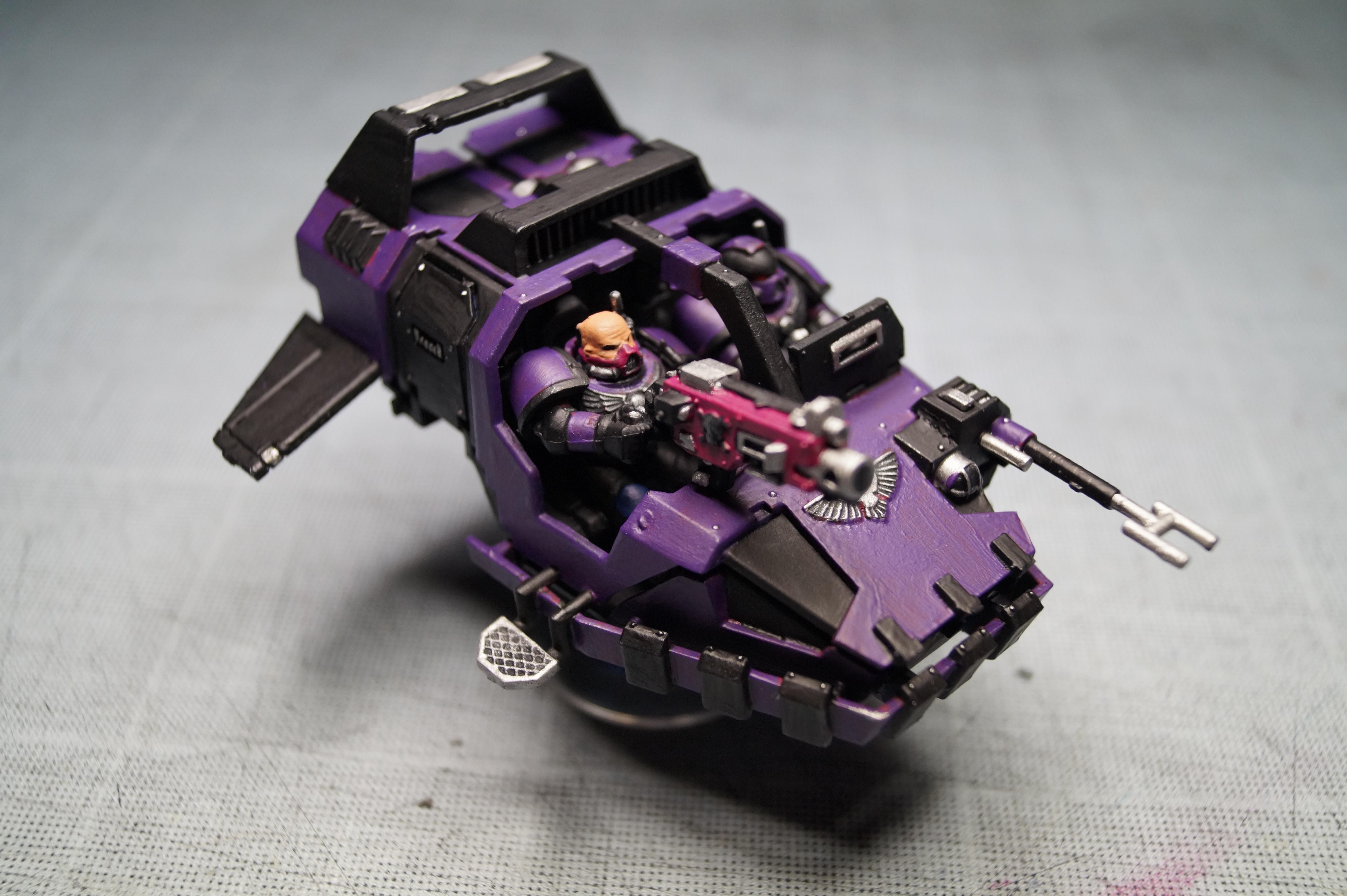 Death Ravens, Land Speeder, Raven Guard, Space Marines