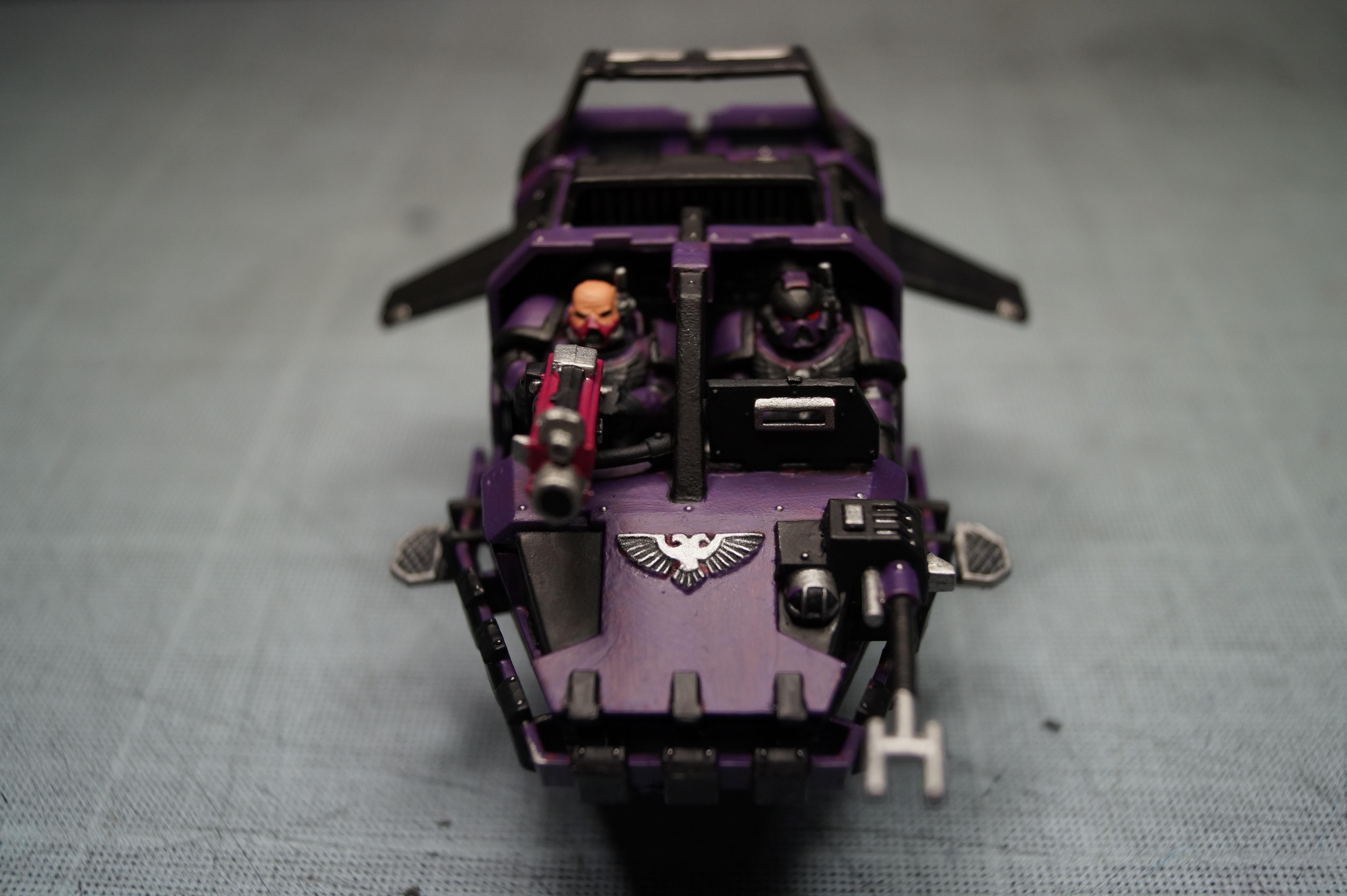 Death Ravens, Land Speeder, Raven Guard, Space Marines
