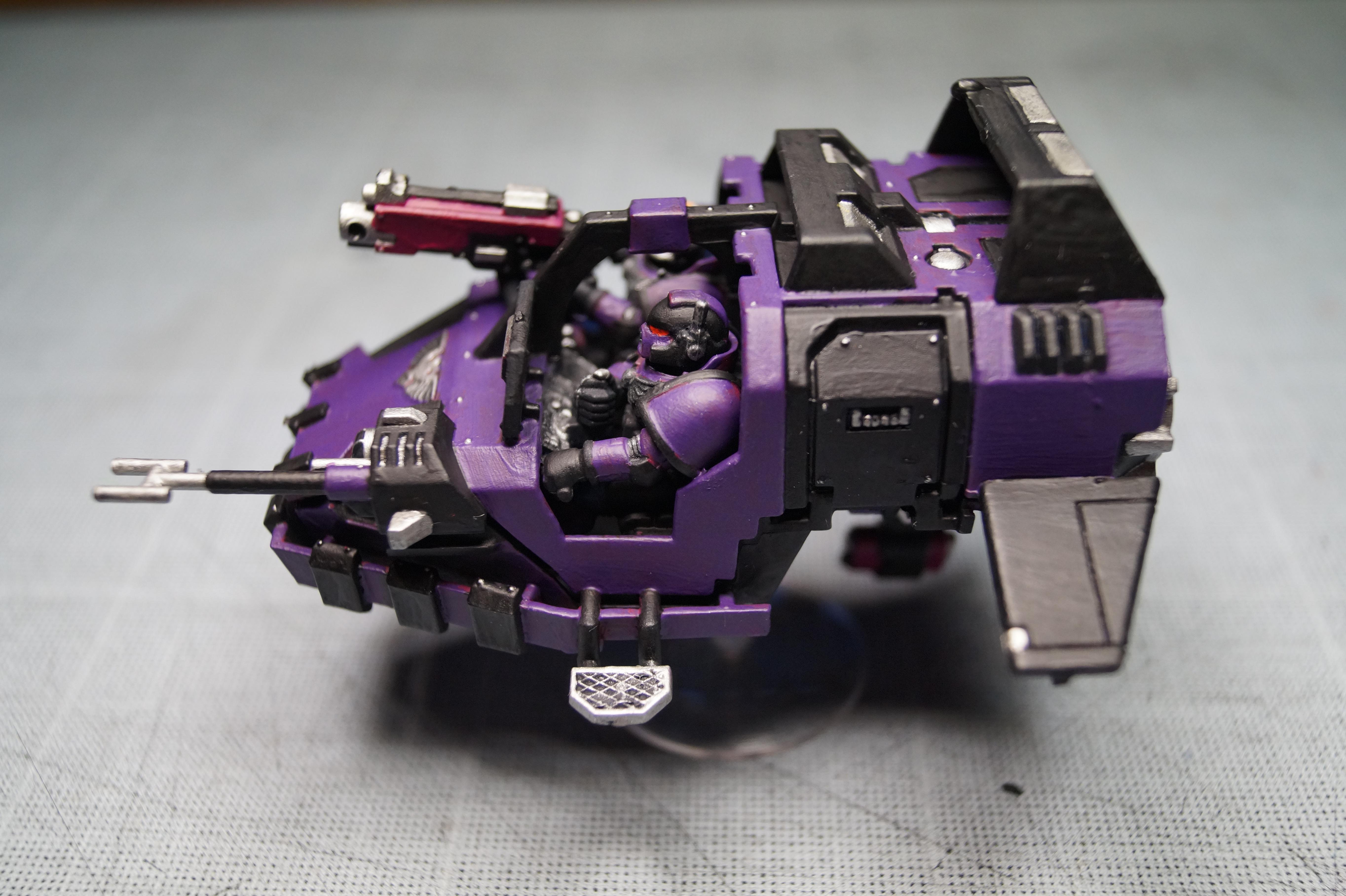 Death Ravens, Land Speeder, Raven Guard, Space Marines