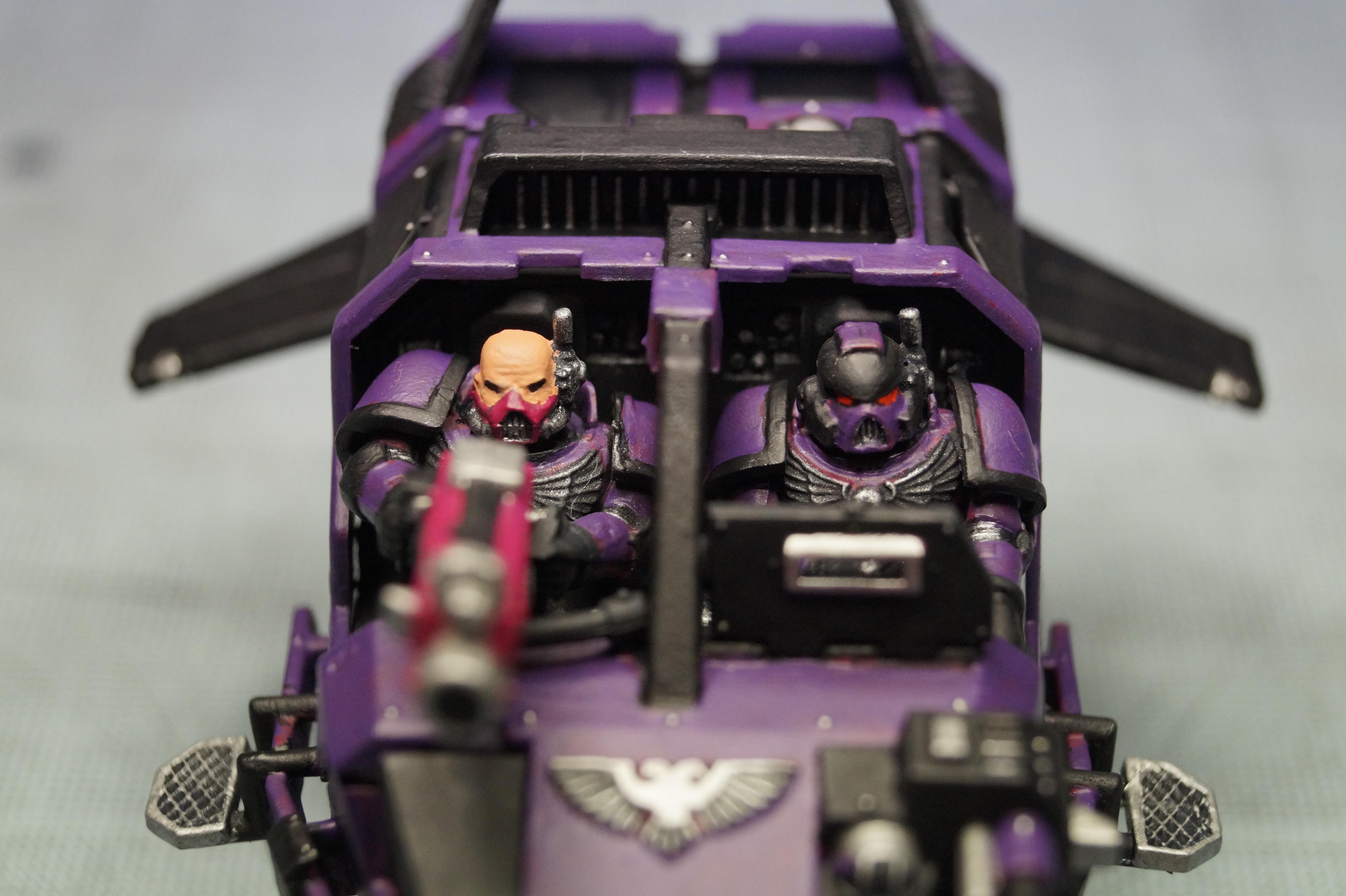 Death Ravens, Land Speeder, Raven Guard, Space Marines