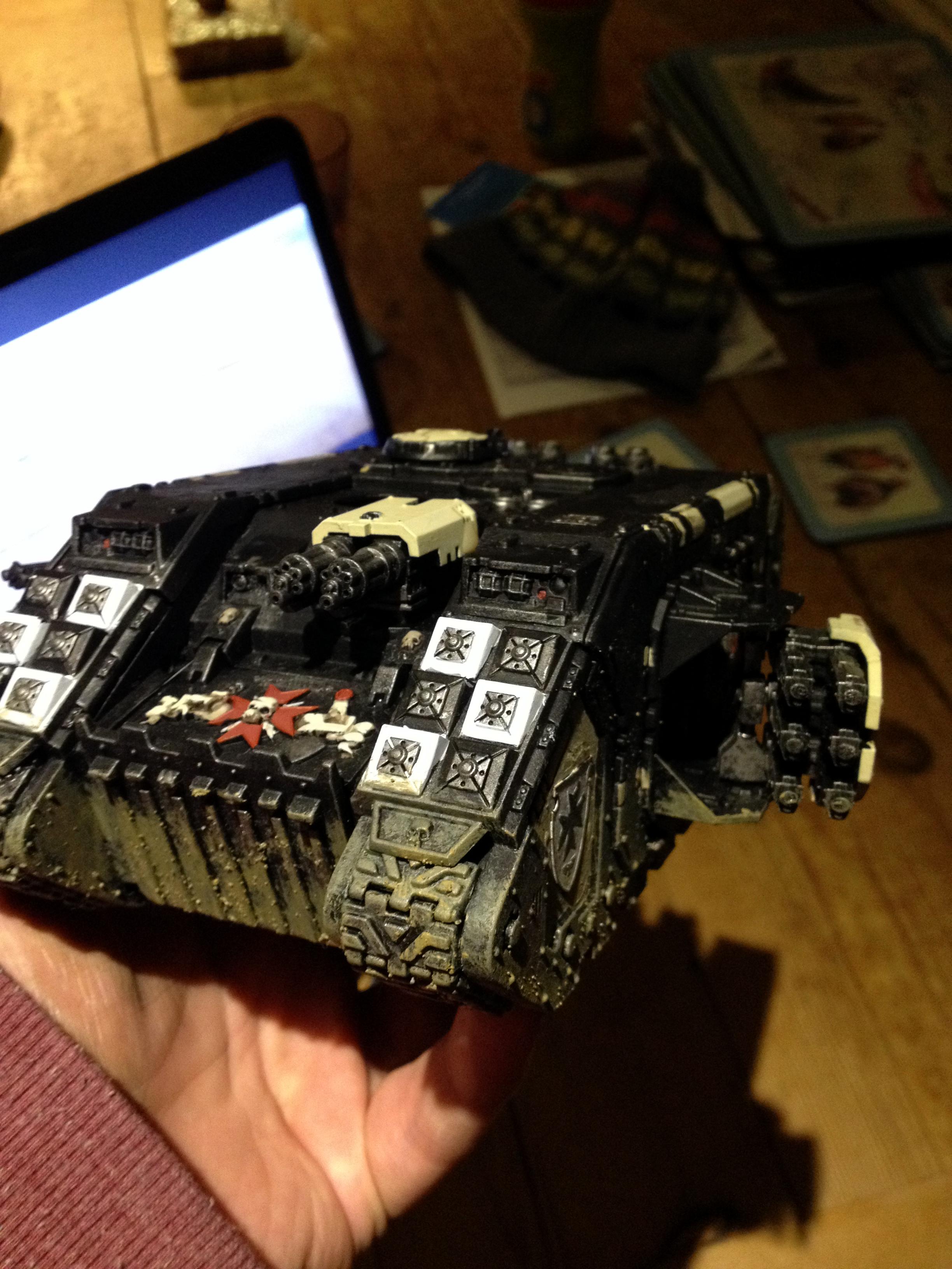 Black Templar Land Raider, Black Templars, Land Raider Crusader