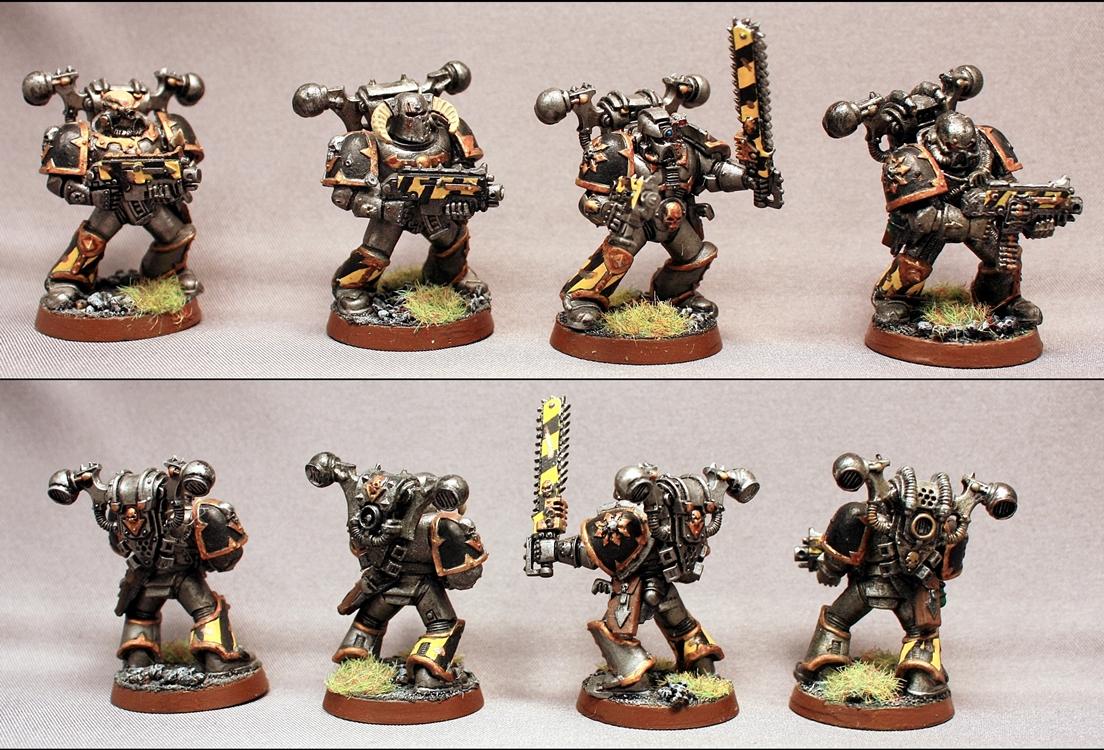 Chaos Space Marines, For Sale, Games Workshop, Iron Warriors, Painted, Warhammer 40,000