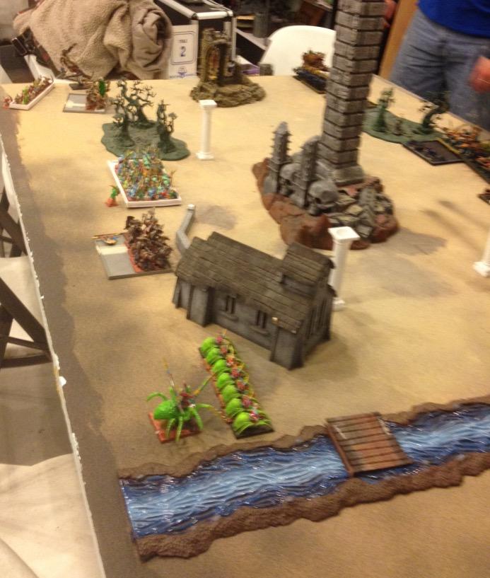 starting line up and crazy table