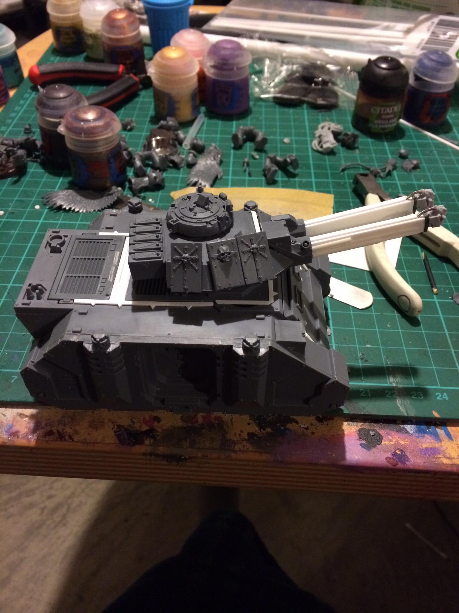 Imperial Guard, Kitbash, Tank, Tread Head