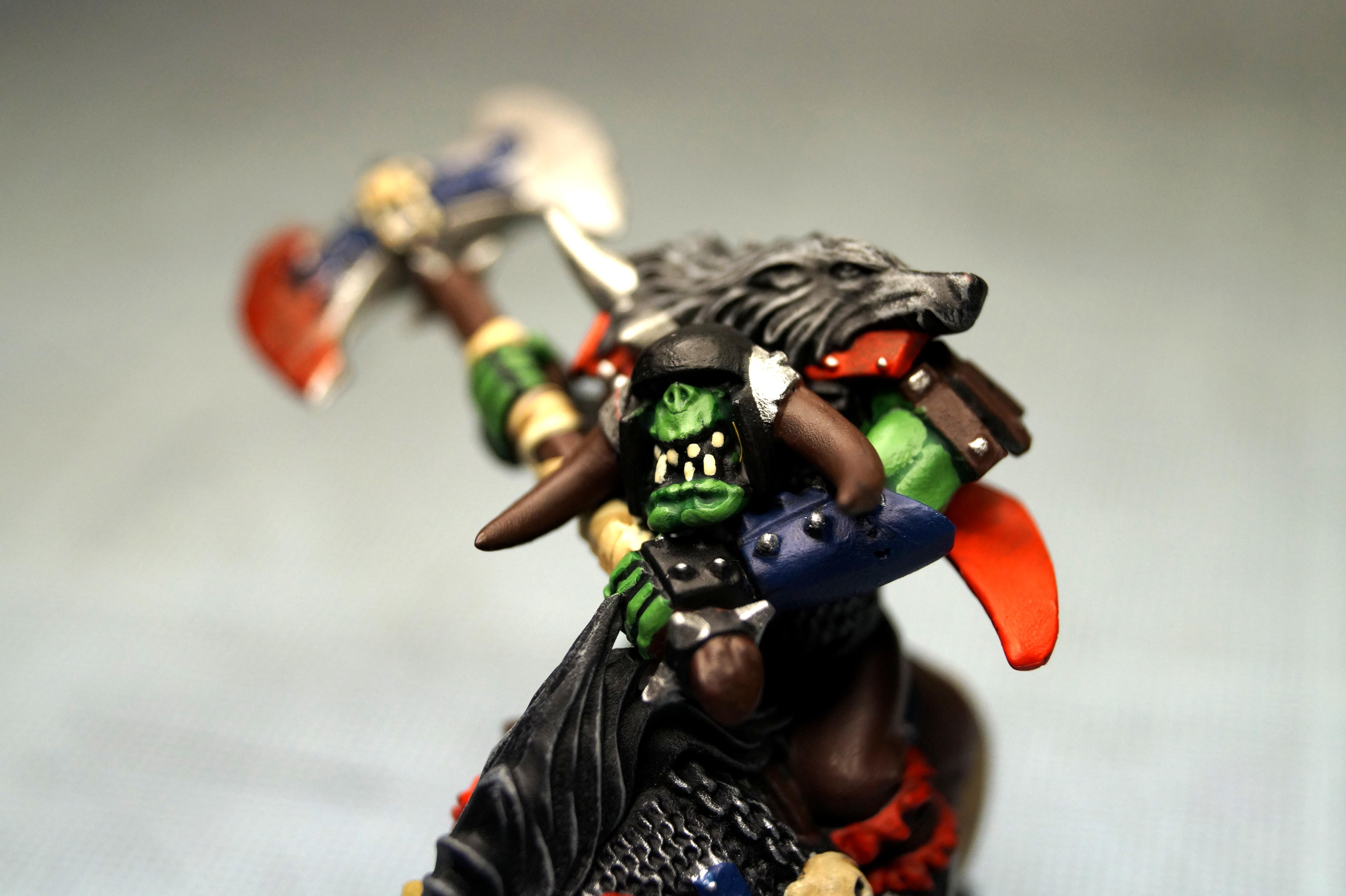 Boar, Orks, Ruff Ridaz, Terrain, Warboss, Warhammer Fantasy