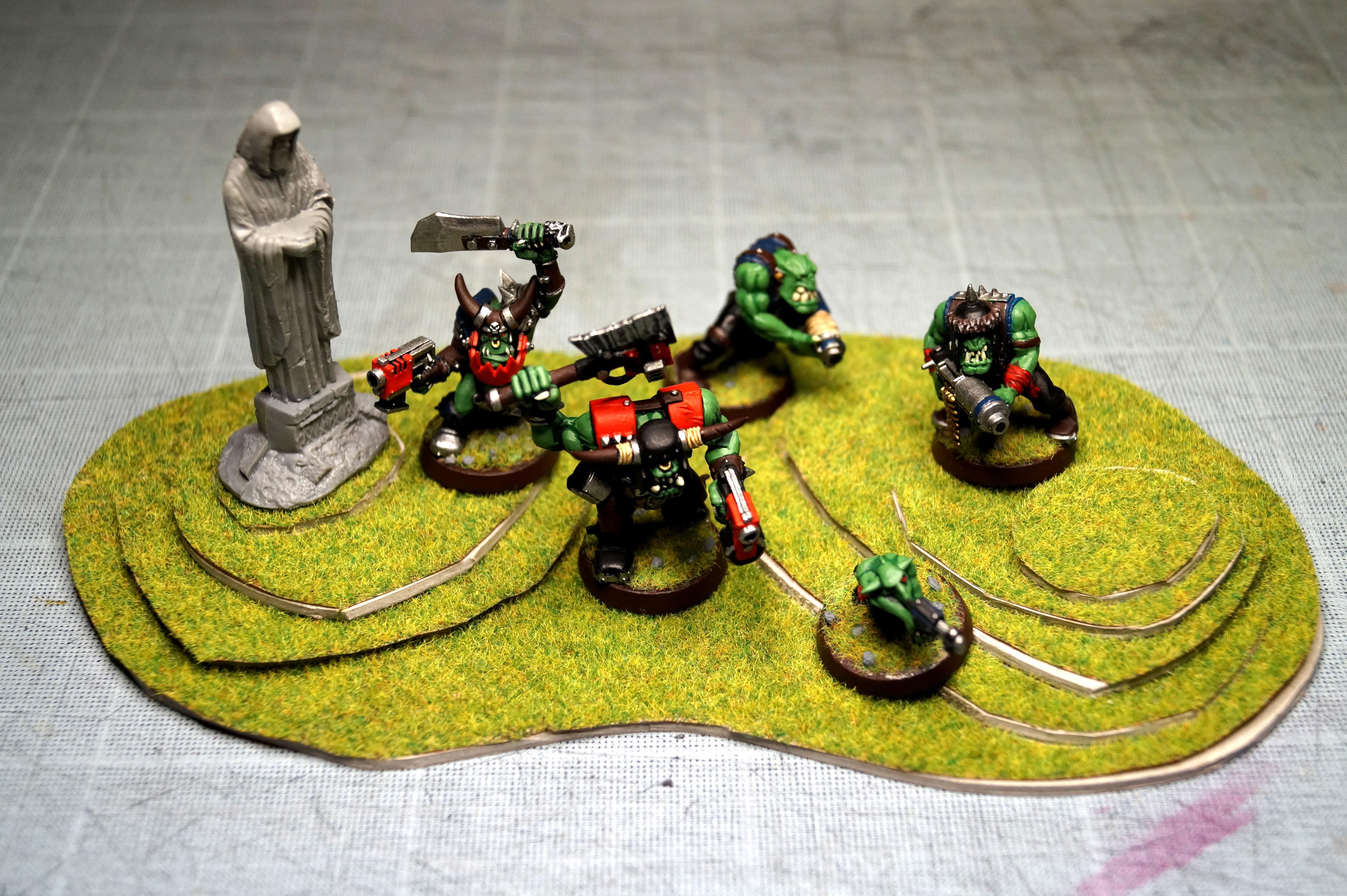 Boar, Orks, Ruff Ridaz, Terrain, Warboss, Warhammer Fantasy