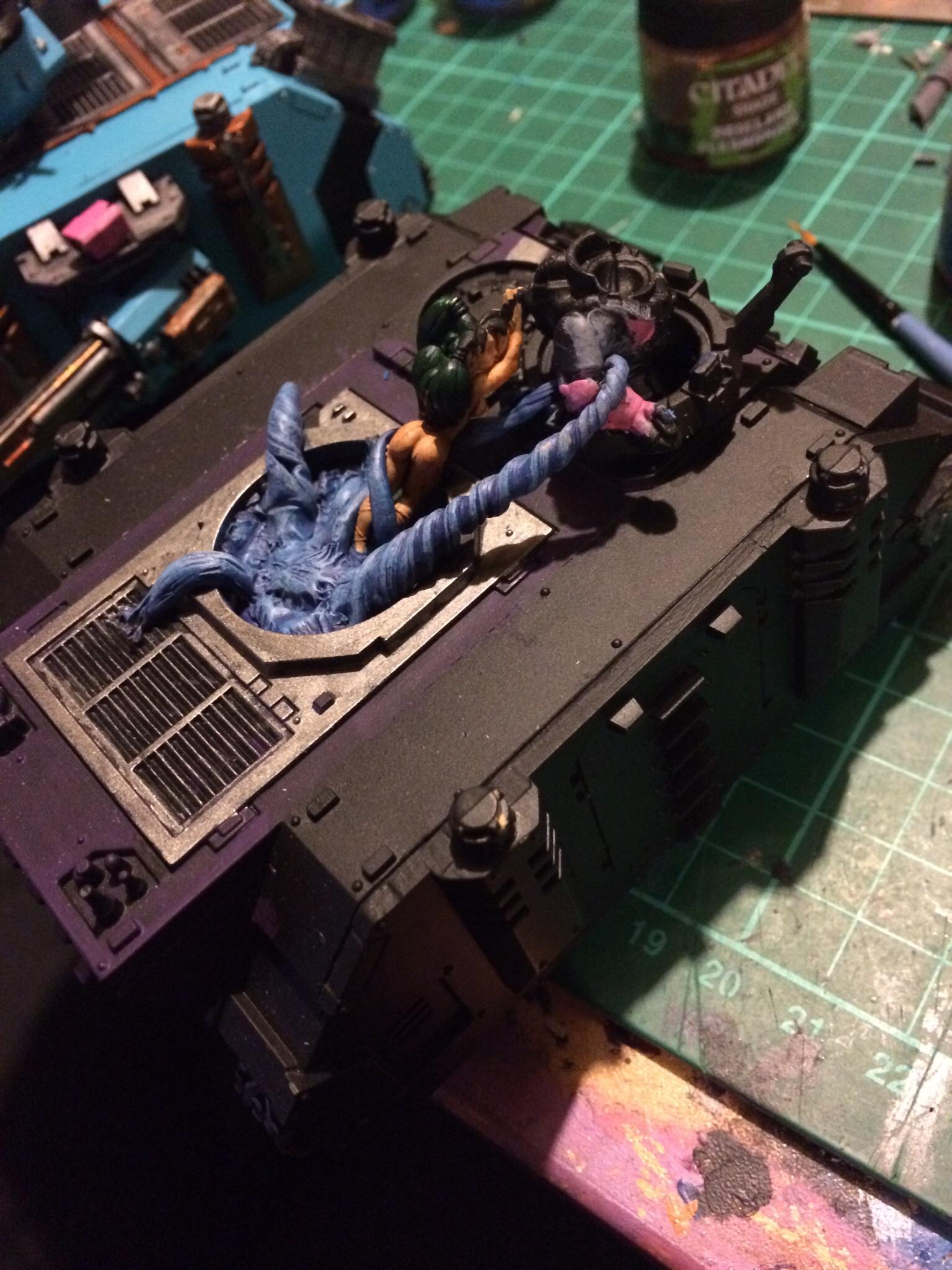 Rhino with tentacles