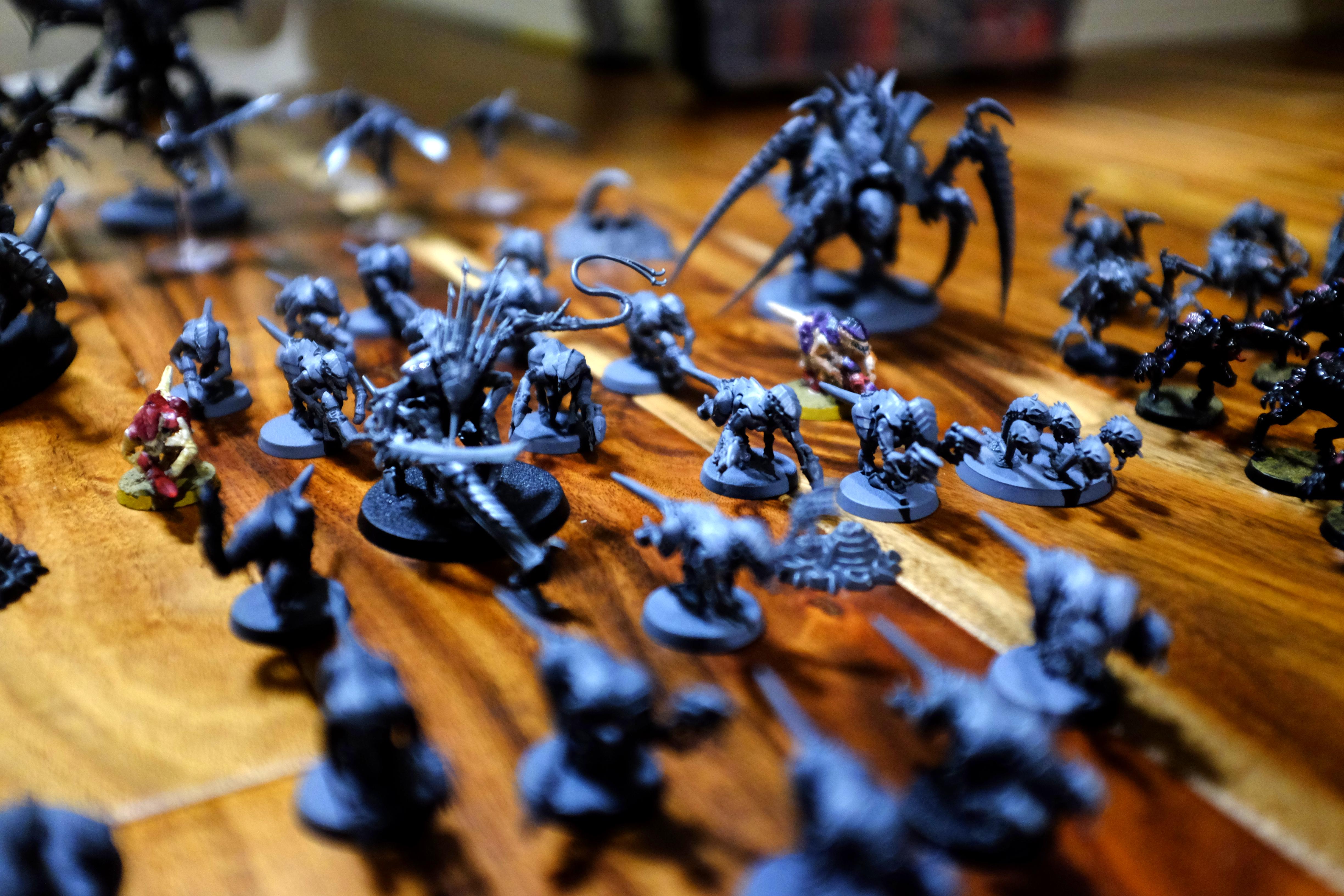 Tyranids Army, Spinegaunt/Termagant Brood w/Tyranid Warrior