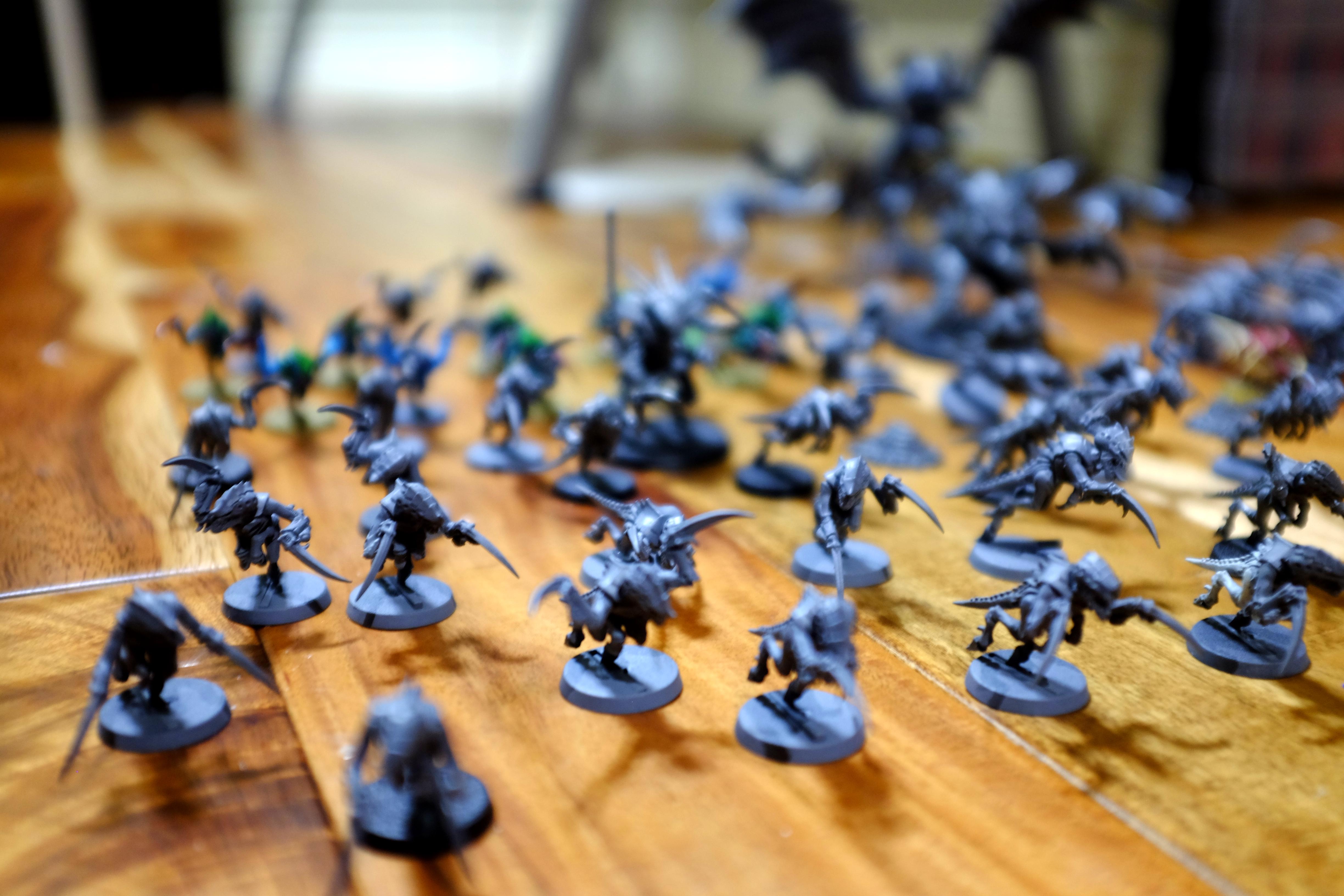 Tyranids Army, Hormogant Brood w/Tyranid Prime