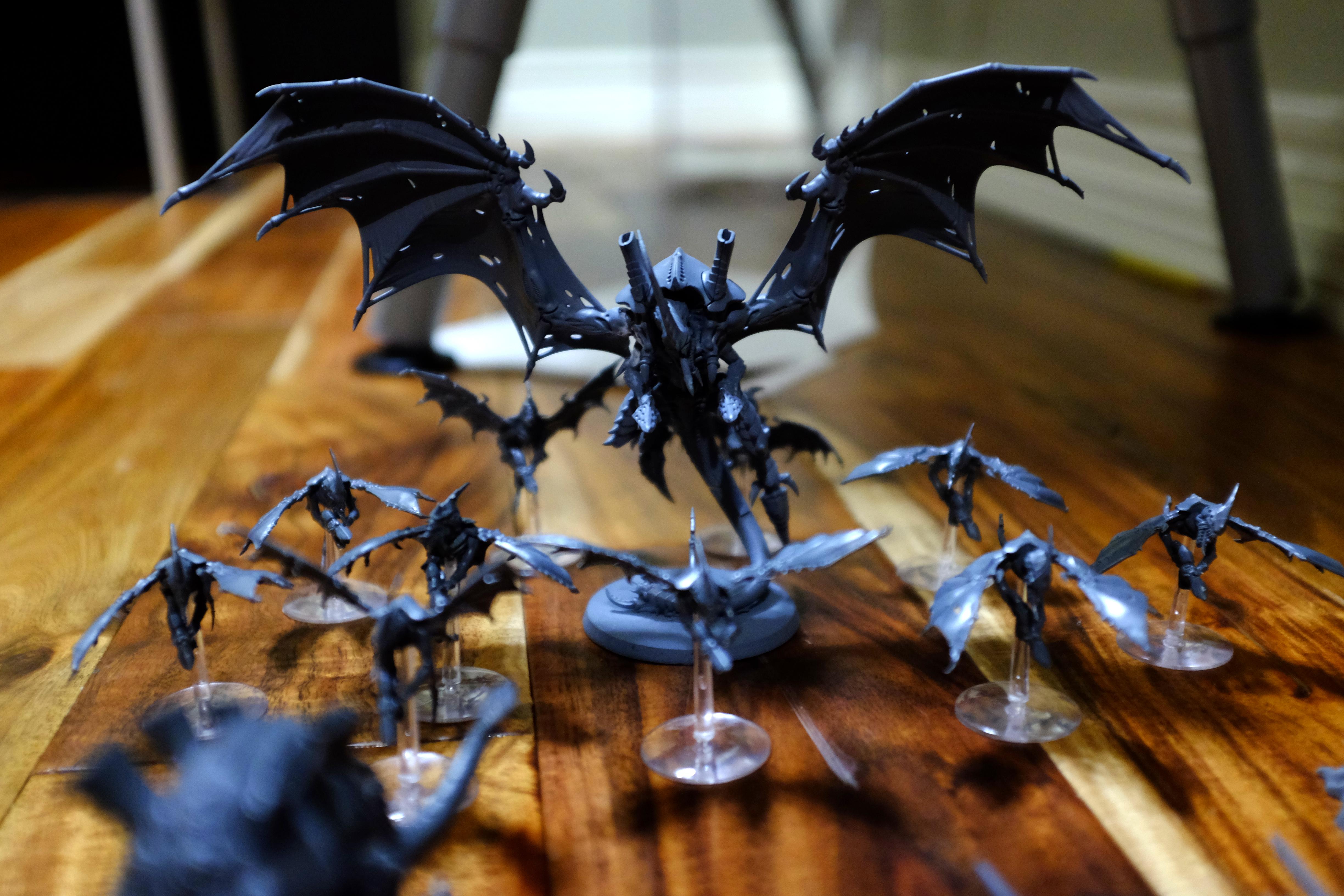 Tyranids Army, Hive Tyrant w/Gargoyles
