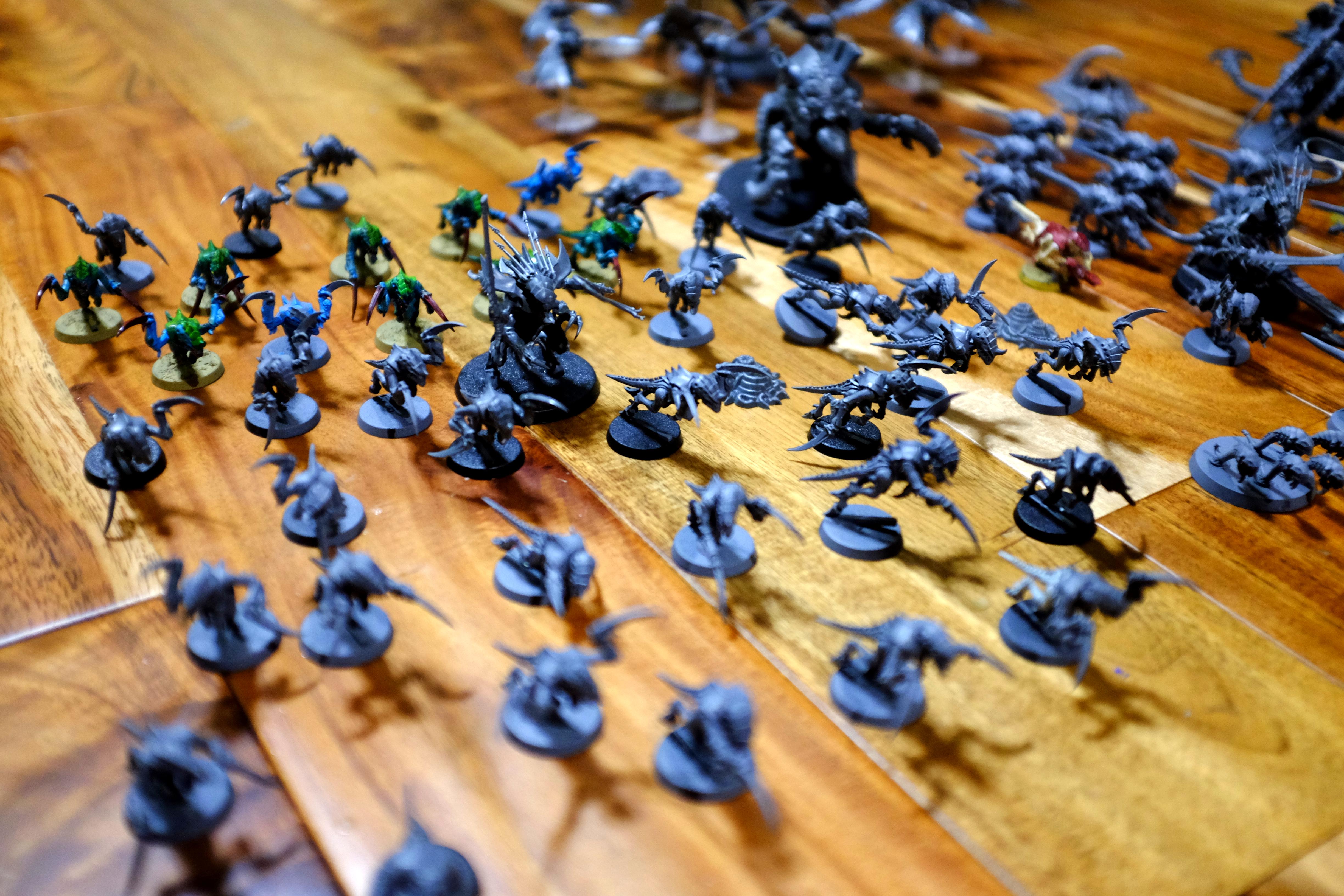 Tyranids Army, Group shot 2