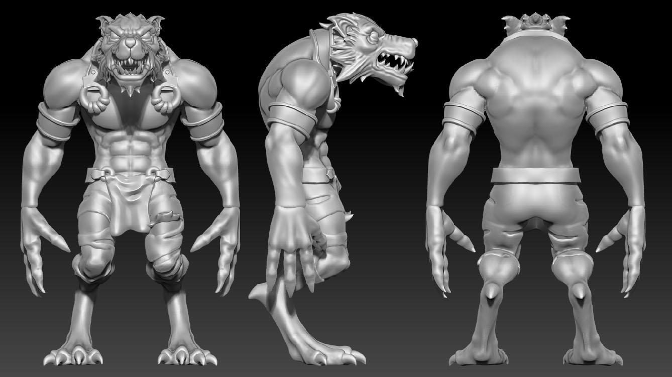 Alpha Werewolf Render 1