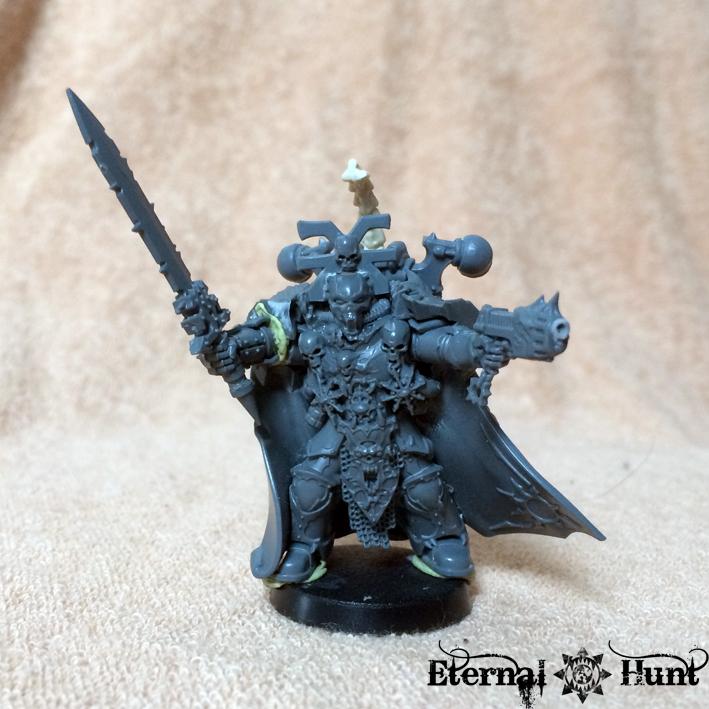 Chaos, Chaos Lord, Chaos Space Marines, Conversion, Dark Vengeance, Khorne, Khorne's Eternal Hunt, Kitbash, Kranon, Warhammer 40,000, Work In Progress, World Eaters