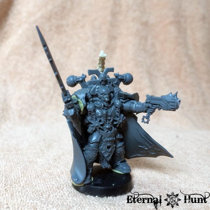 Chaos, Chaos Lord, Chaos Space Marines, Conversion, Dark Vengeance, Khorne, Khorne's Eternal Hunt, Kitbash, Kranon, Warhammer 40,000, Work In Progress, World Eaters