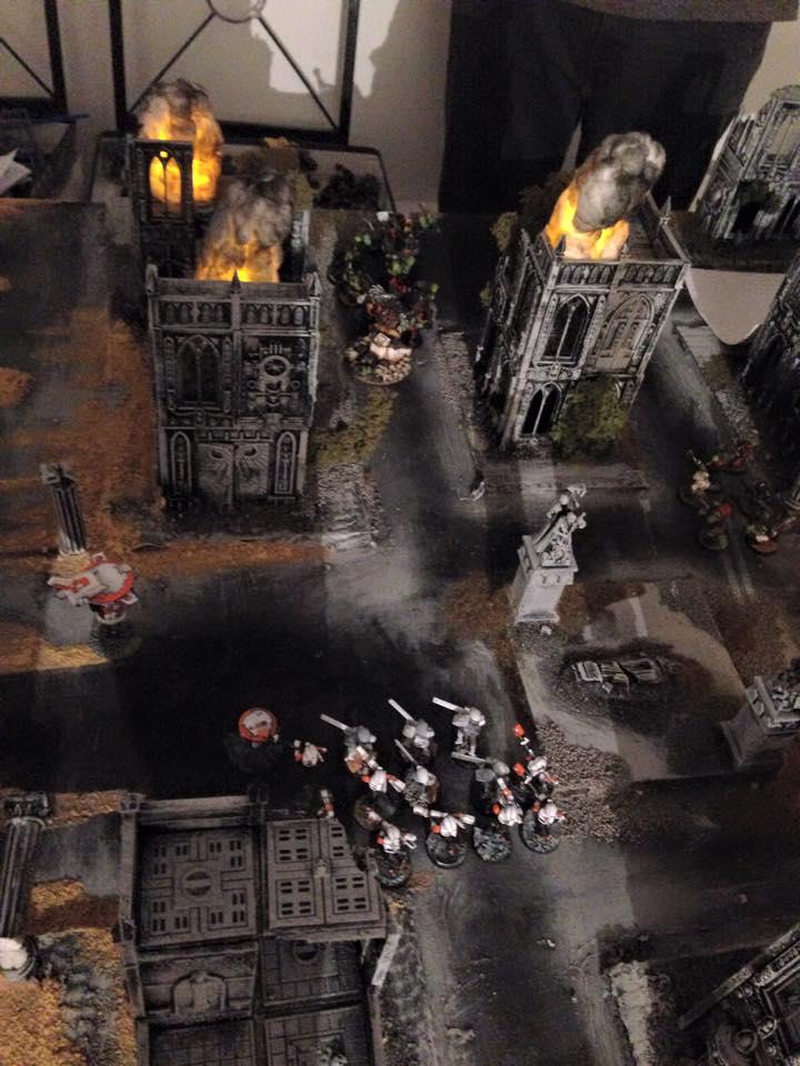 Night fight w/ smoke