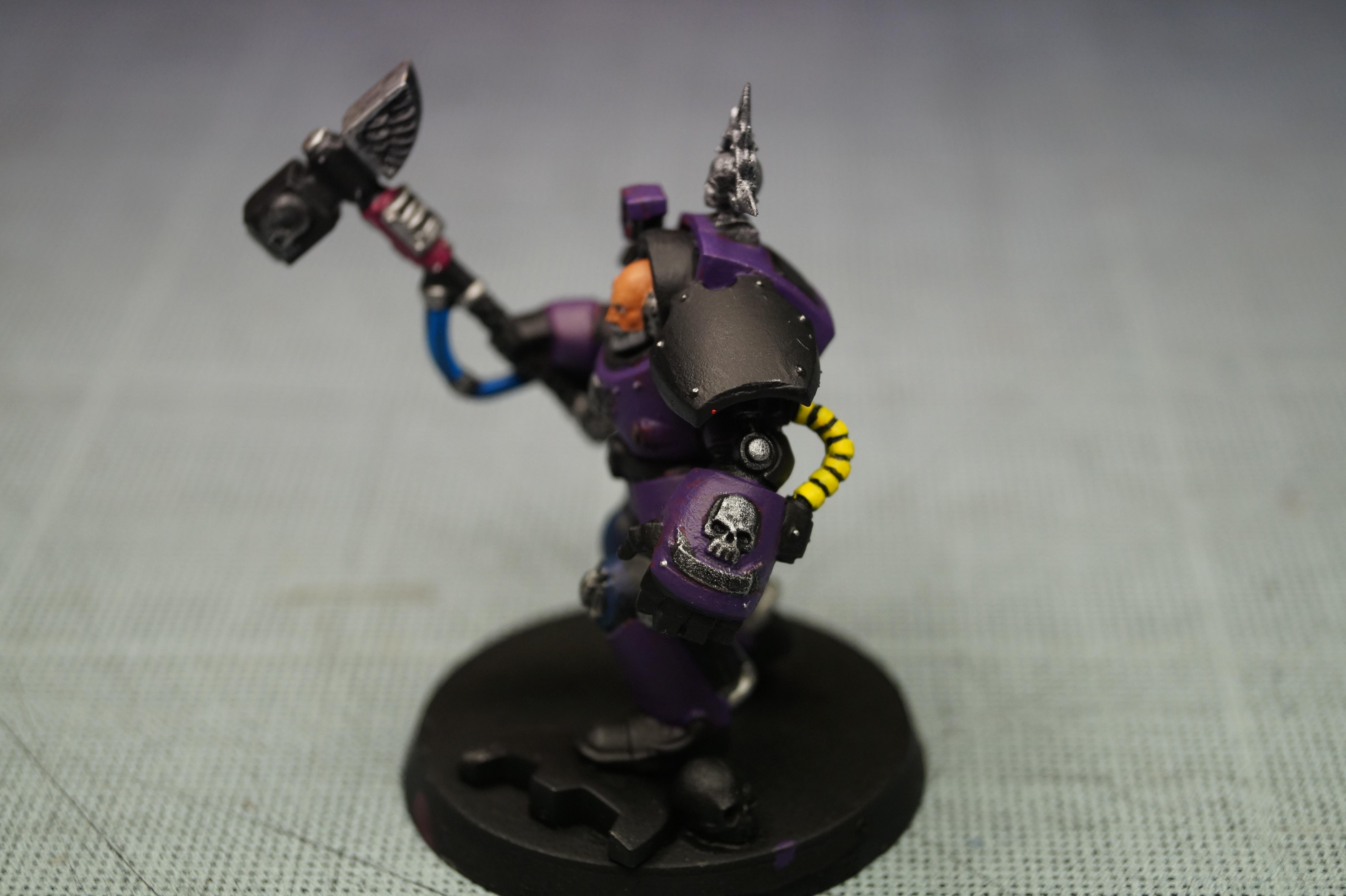 Chapter Master, Death Ravens, Raven Guard, Space Marines, Veteran