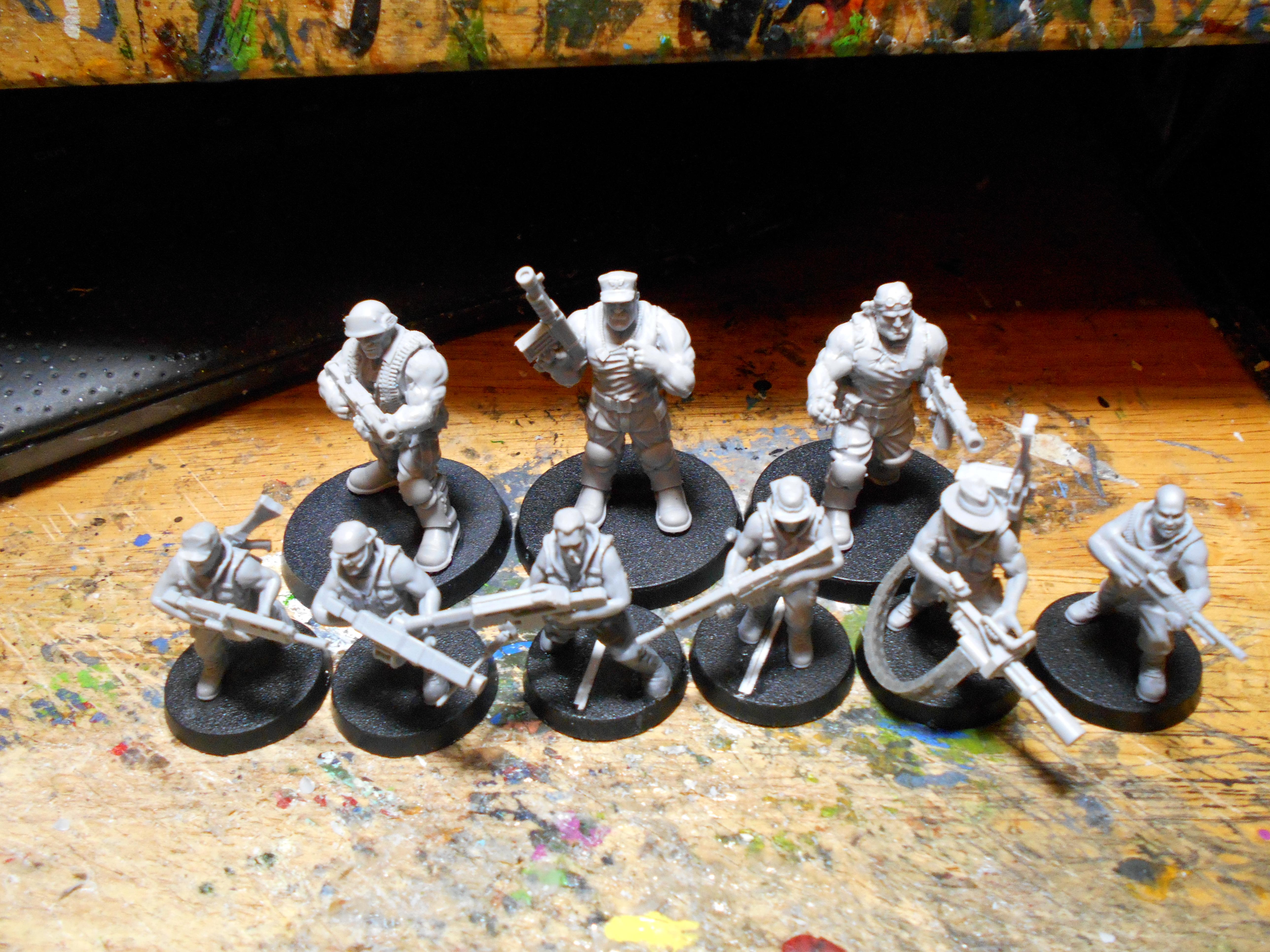 Catachan, Imperial Guard, Mad Robot, Ogryns, Vietnam