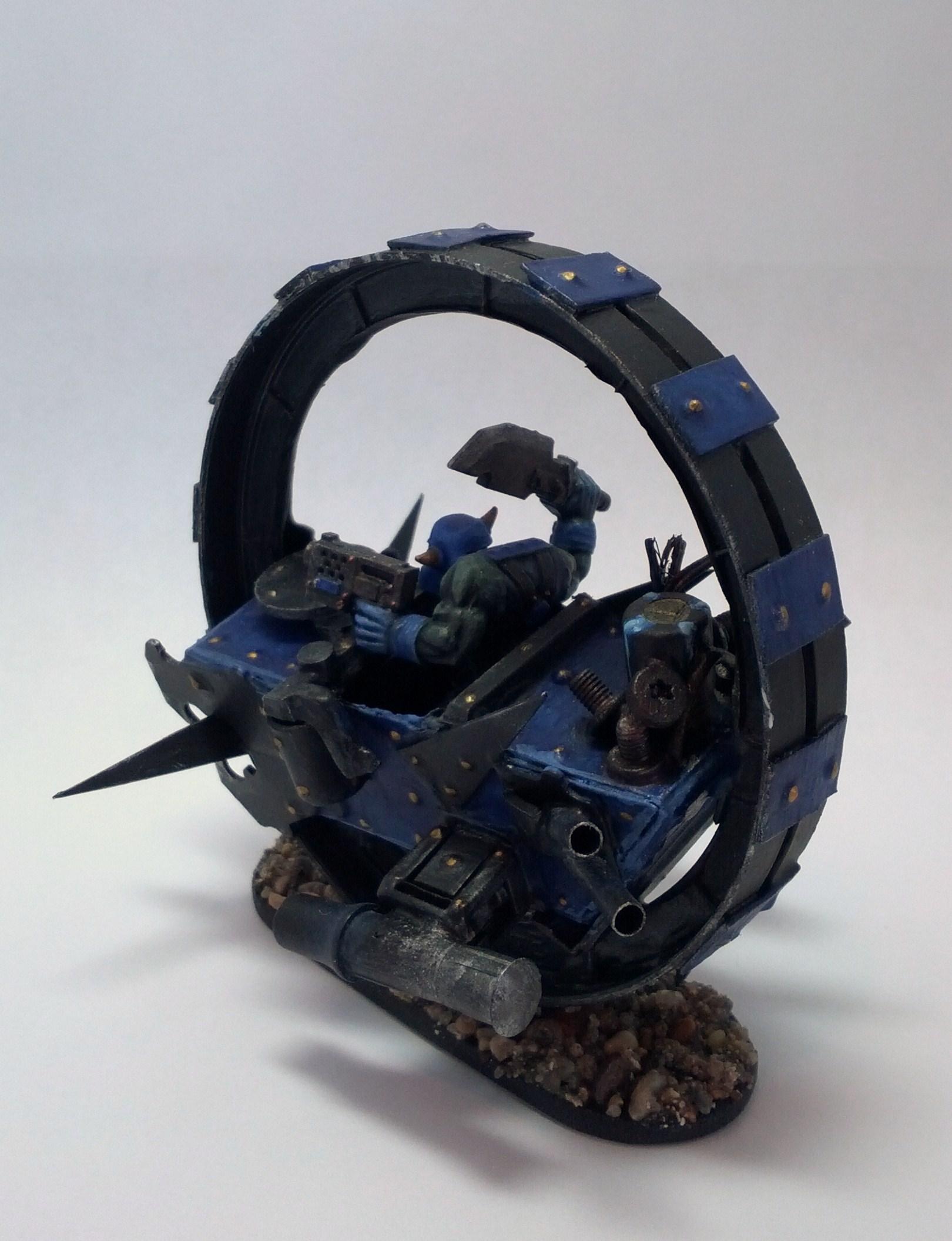 Bike, Monowheel, Orks, Scratch Build, Warbike
