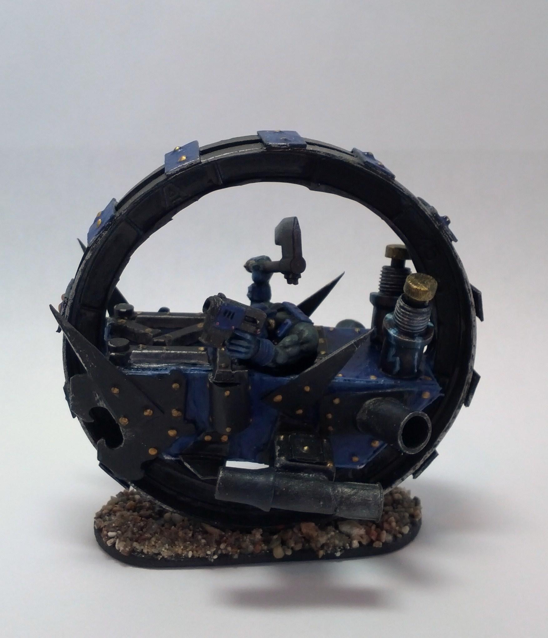 Bike, Monowheel, Orks, Scratch Build, Warbike