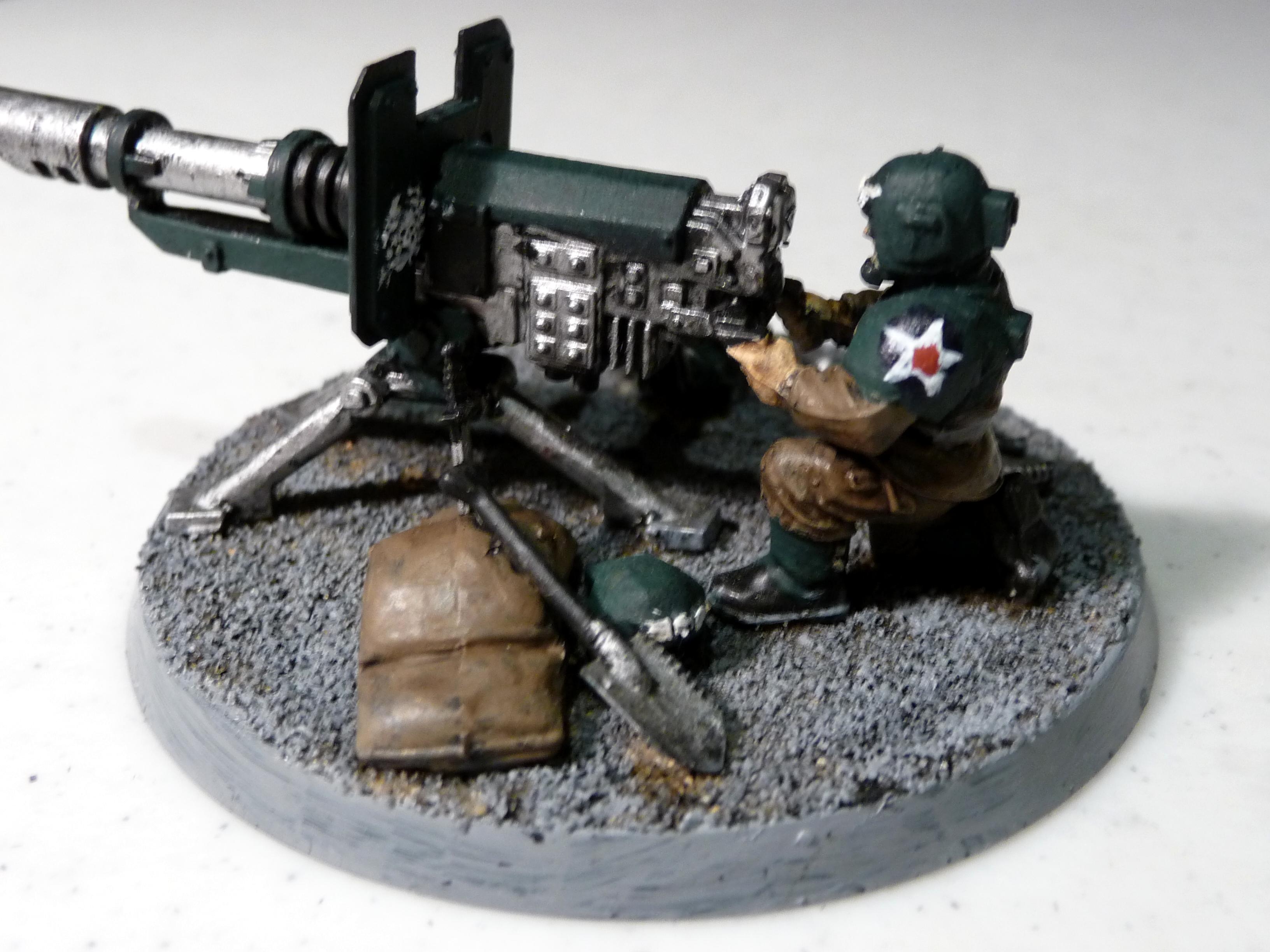 Astra Militarum, Heavy Weapon, Heavy Weapon Squad, Imperial Guard, Lascannon