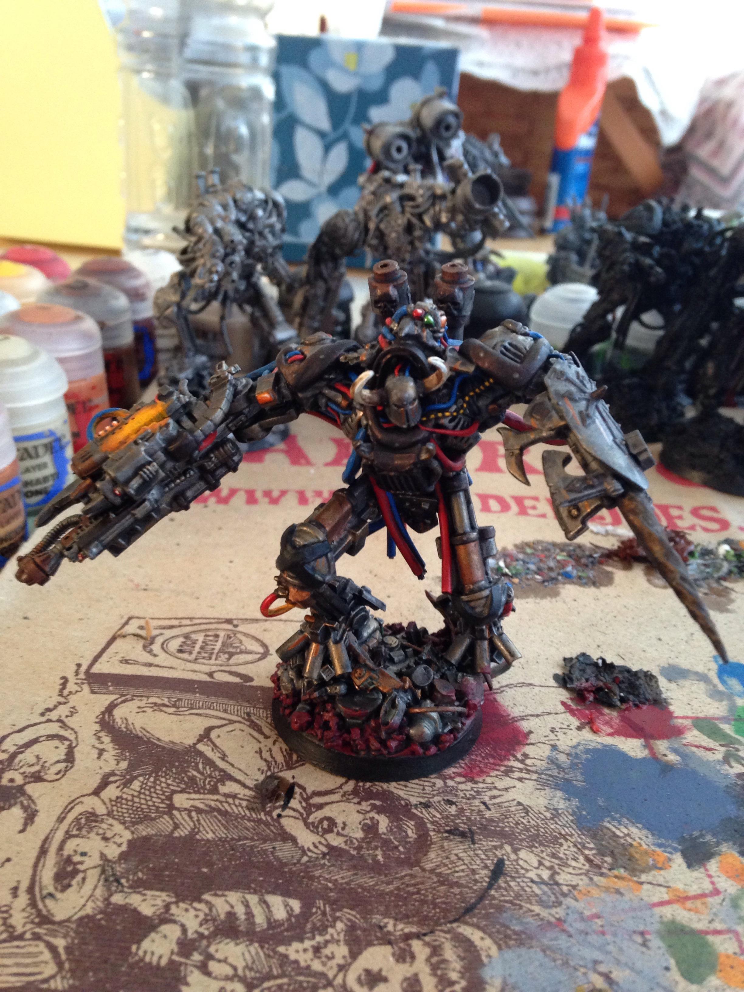 Chaos Space Marines, Convertion, Obliterators, Scratch Build, Terminator Armor