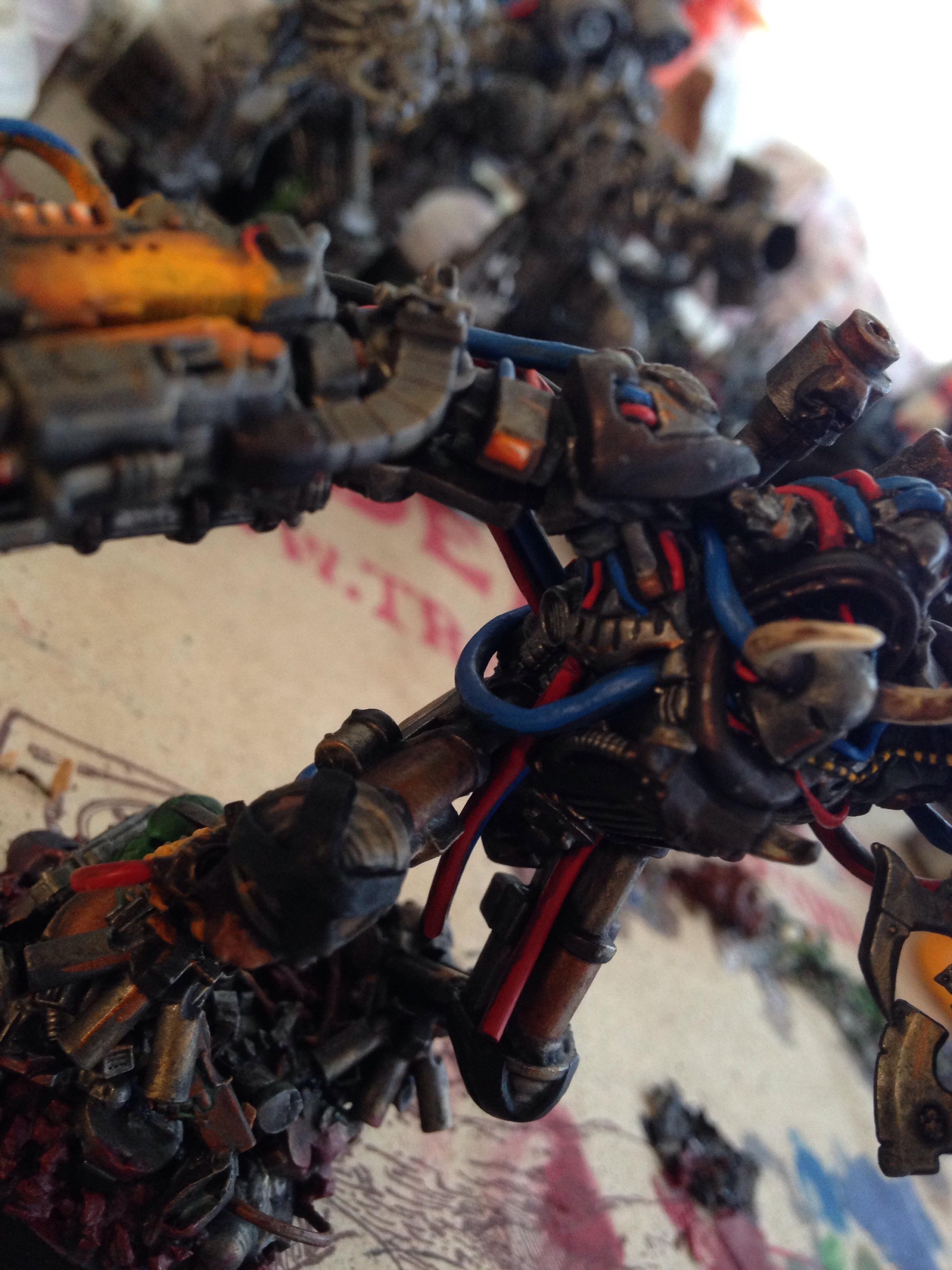 Chaos Space Marines, Convertion, Obliterators, Scratch Build, Terminator Armor