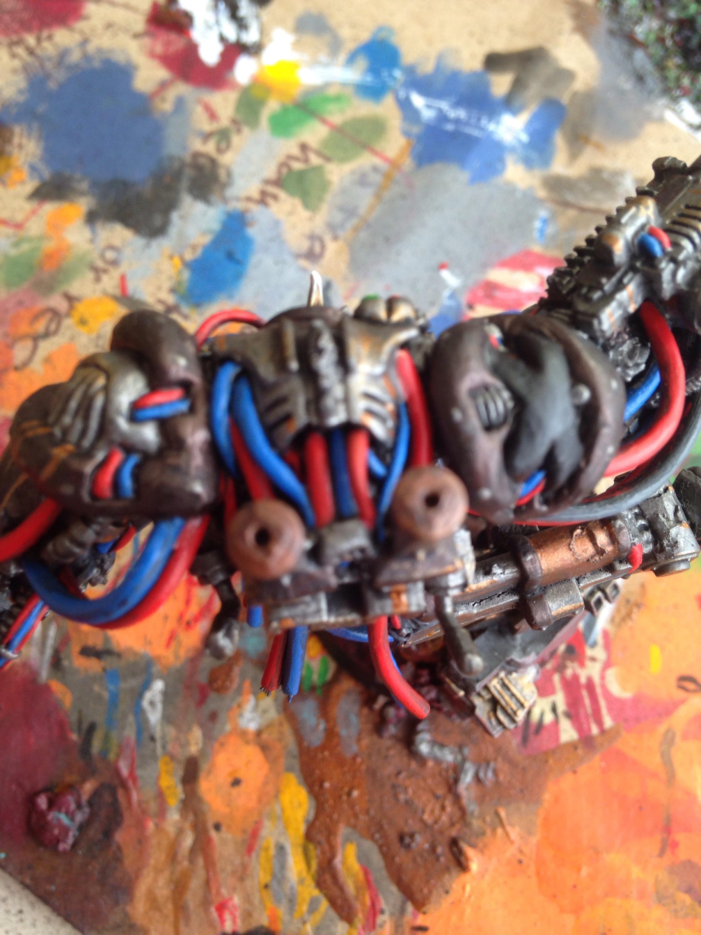 Chaos Space Marines, Convertion, Obliterators, Scratch Build, Terminator Armor