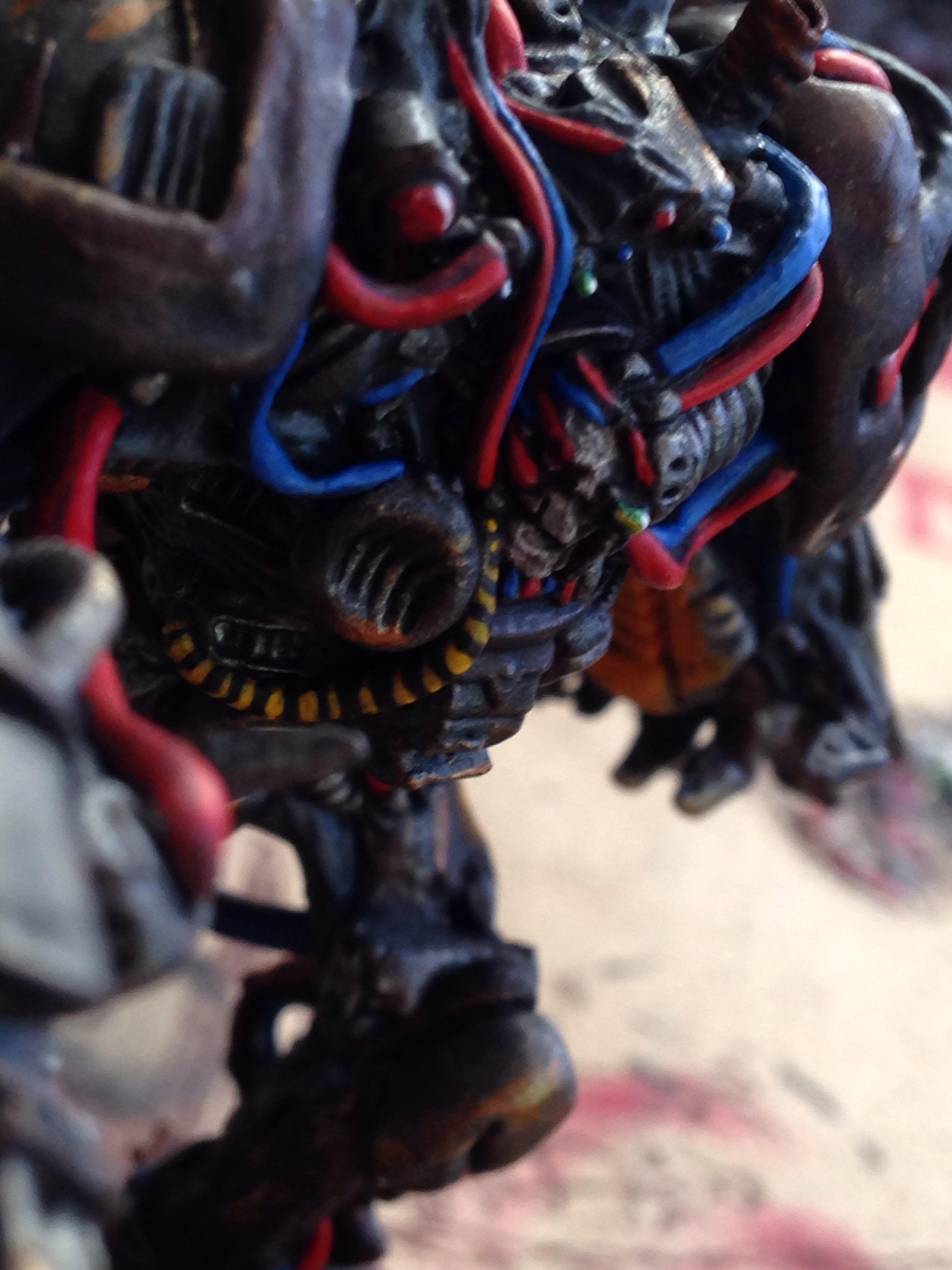Chaos Space Marines, Convertion, Obliterators, Scratch Build, Terminator Armor