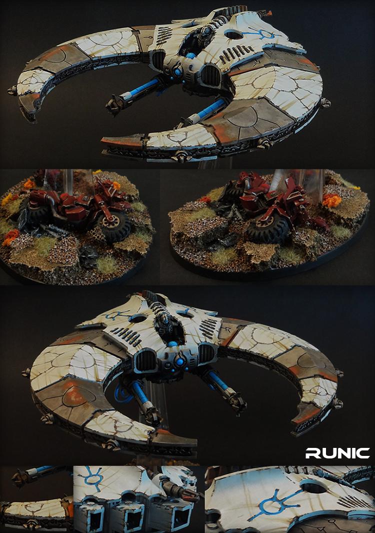 Air, Base, Bike, Damage, Fighter, Flyer, Jet, Necrons, Night, Rainlines, Scythe, Wear, Weathered