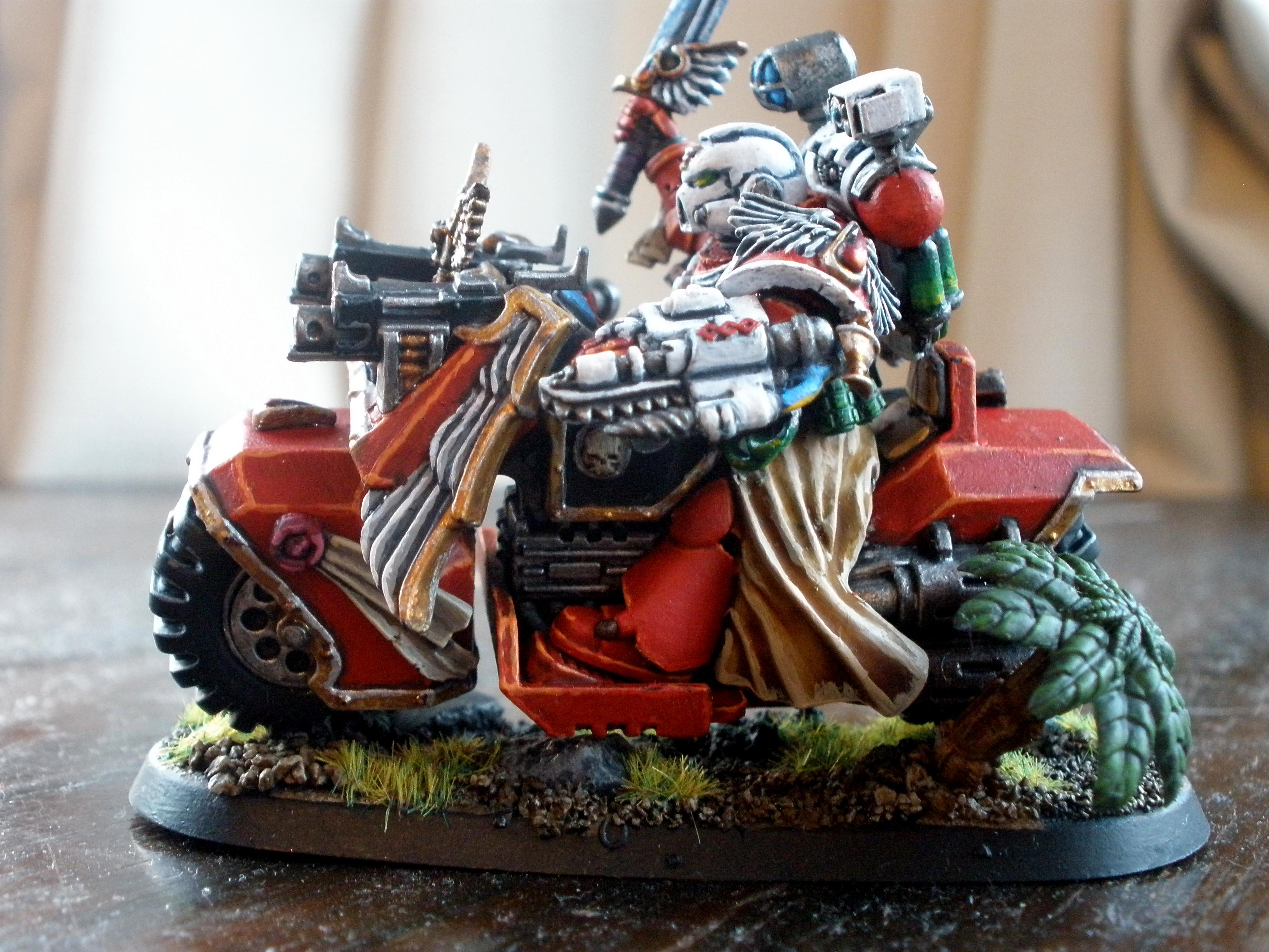 Apothecary, Bike, Blood Angels, Medic, Sanguinary Priest, Space Marines