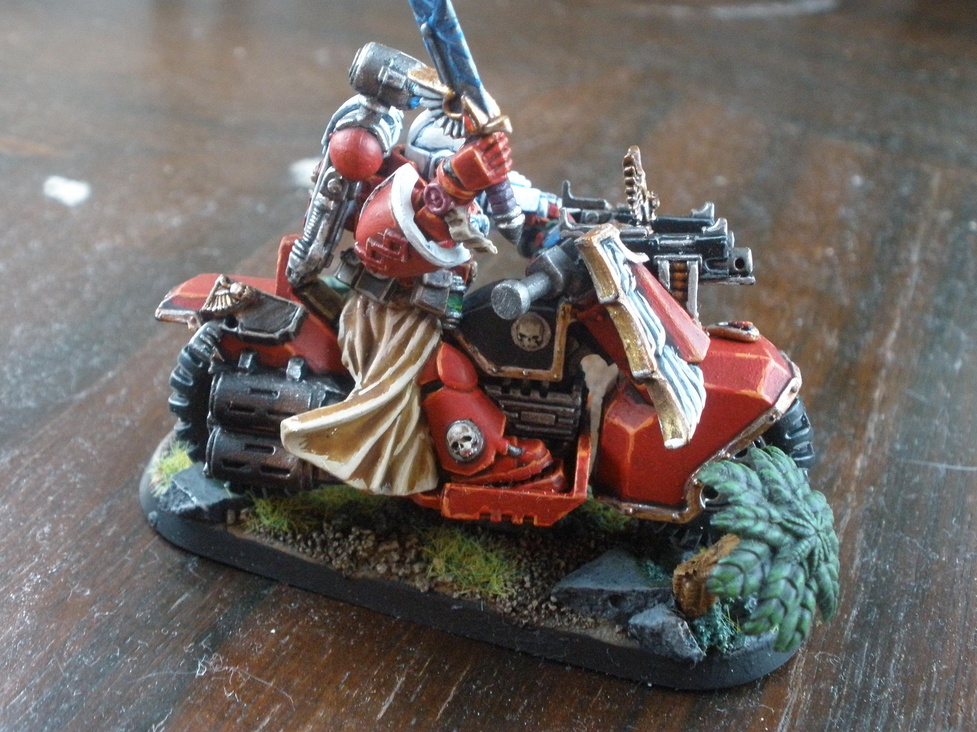 Bike, Blood Angels, Sanguinary Priest, Space Marines