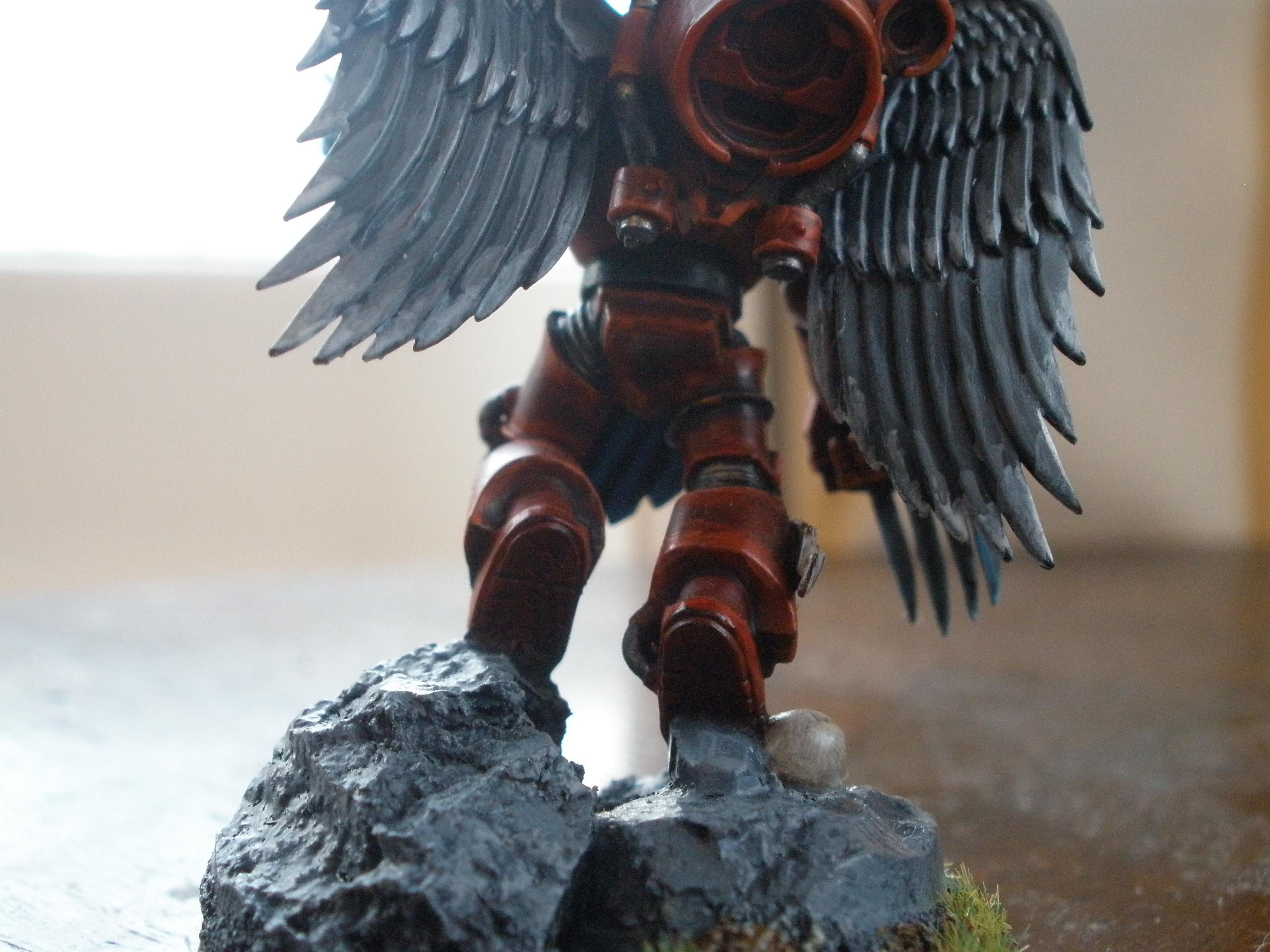 Blood Angels, Captain, Jump Pack, Space Marines, Warhammer 40,000
