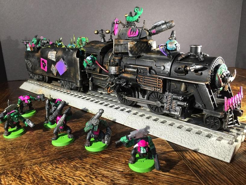Looted, Orks, Steam, Train