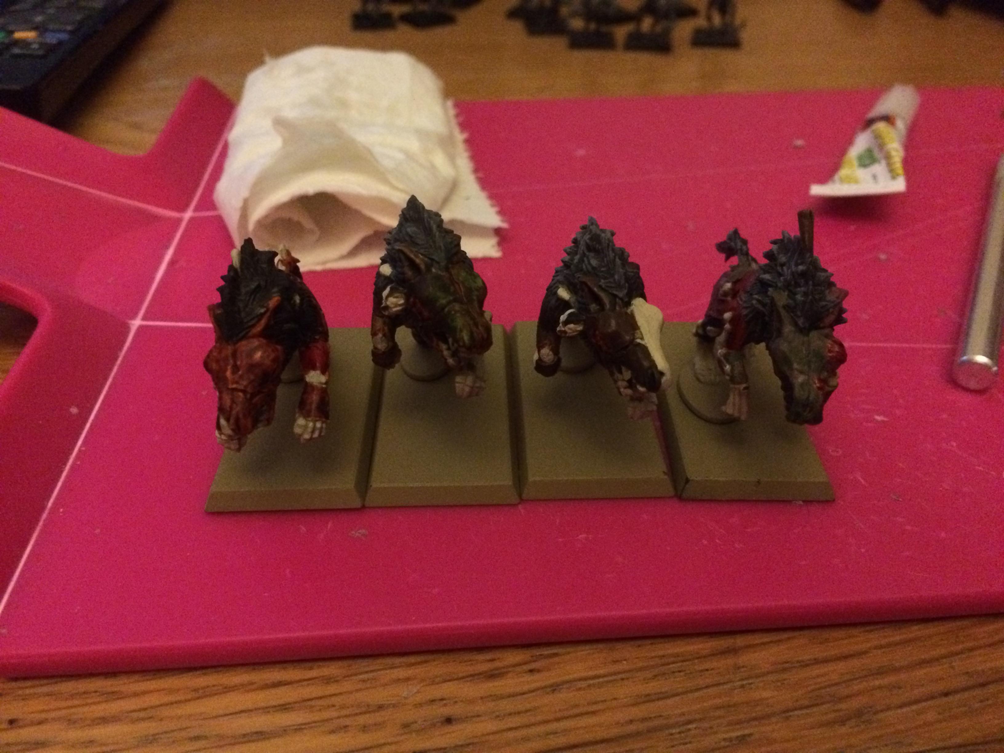 The Four Dire Wolves