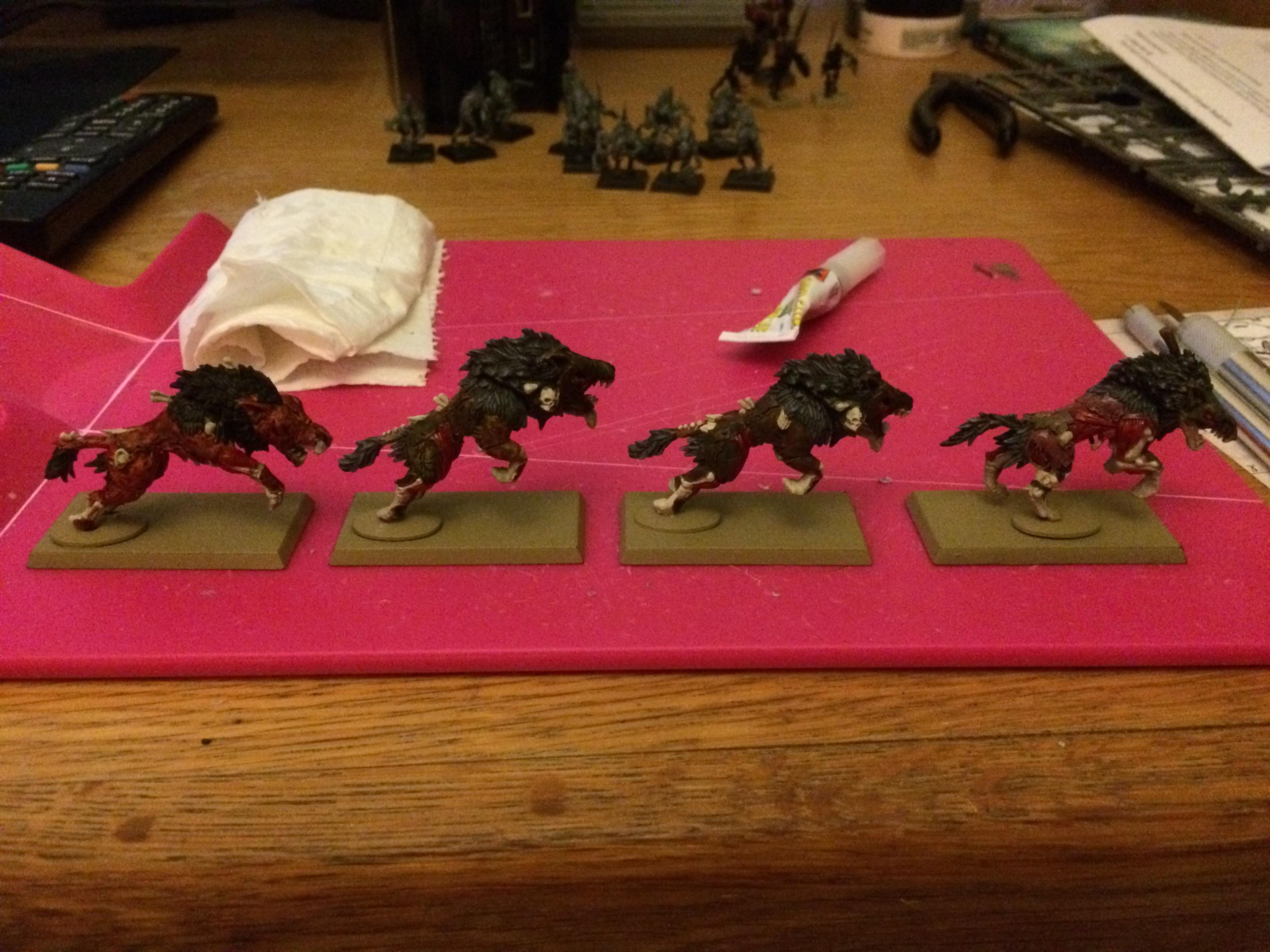 The Four Dire Wolves Right View