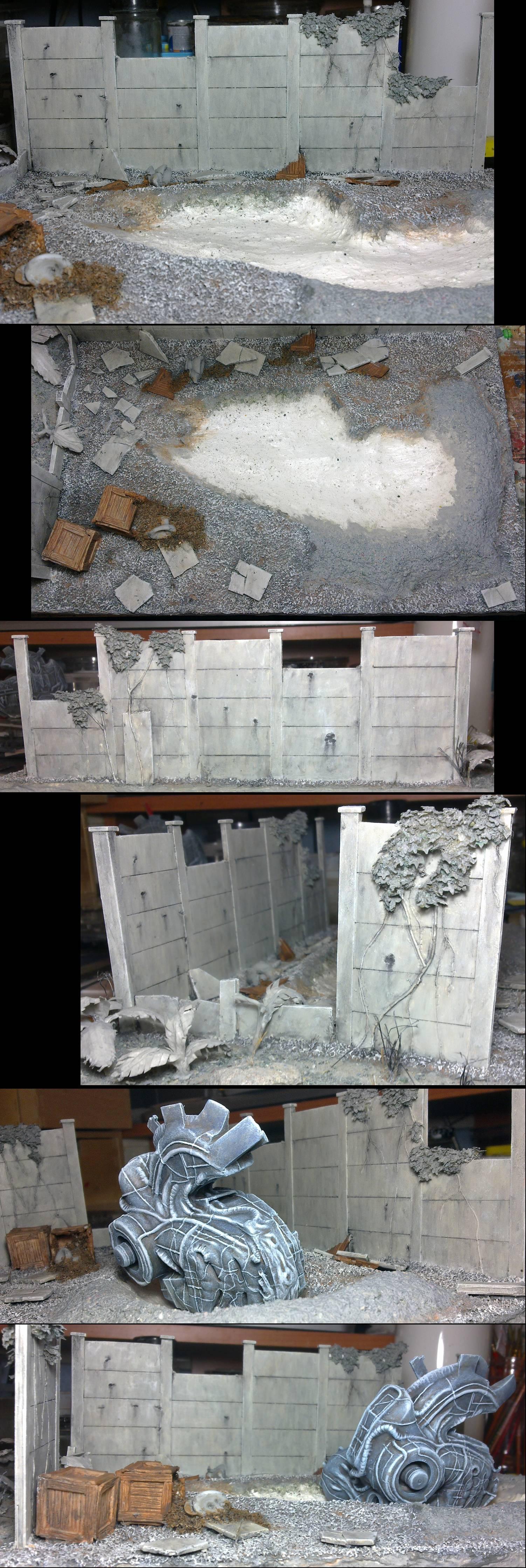 UFO crash pip 5; concrete work