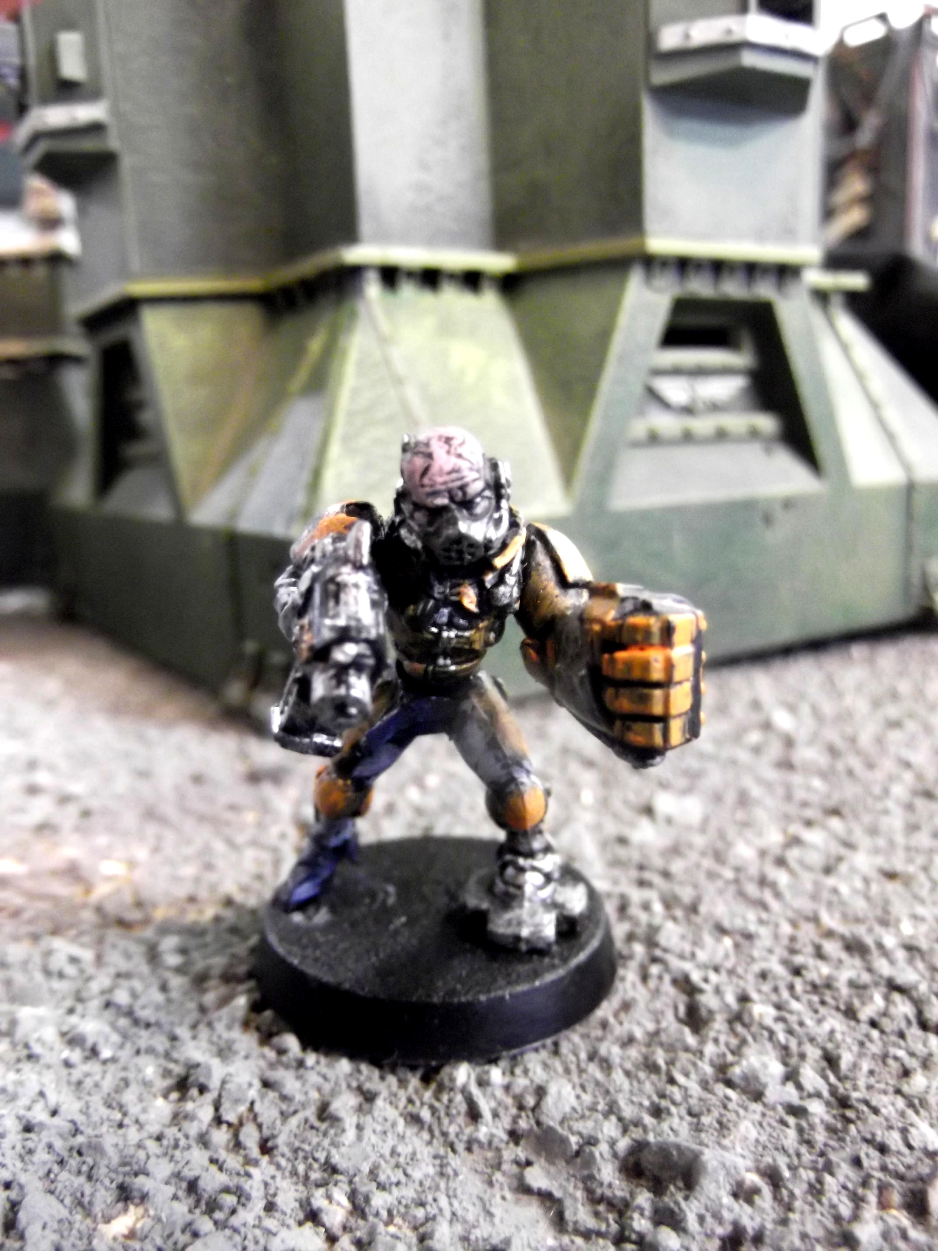 Chaos, Imperial Guard, Leman Russ. Cultists, Slaanesh, Traitor Guard, Veteran Sergeant, Warhammer 40,000