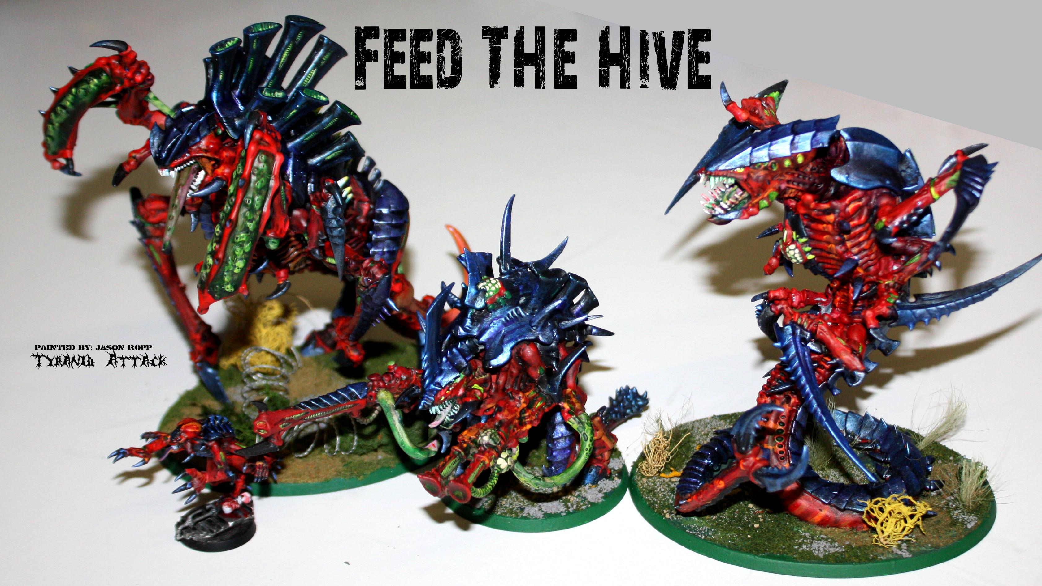 Alien, Attack, Bioplasma, Bits, Carnifex, Conversion, Feed, Hive, Hive Tyrant, Kenner, Parts, Red, Tyranids, Tyrannofex, Warhammer 40,000