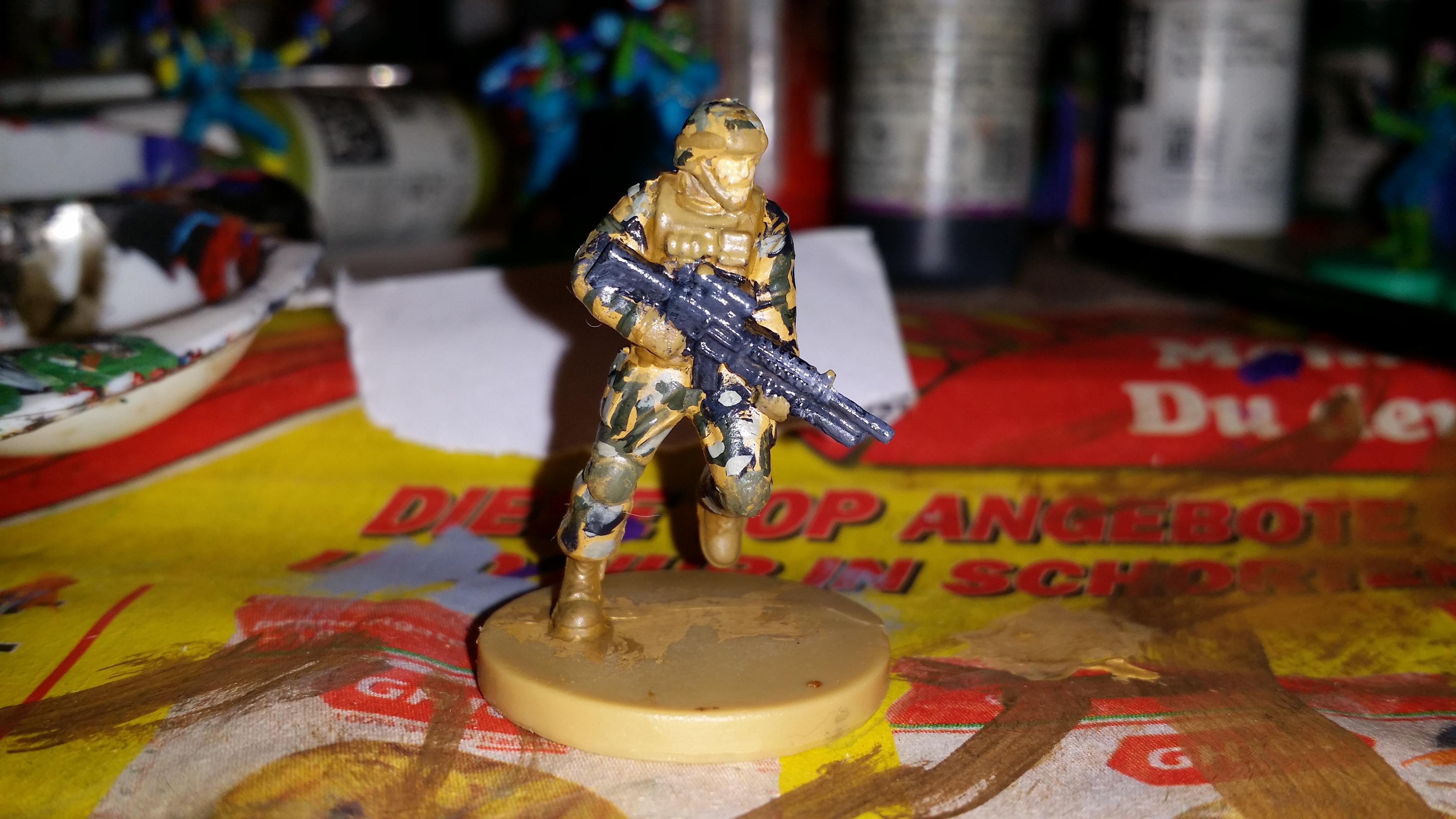 Mars Attacks, Soldier, front