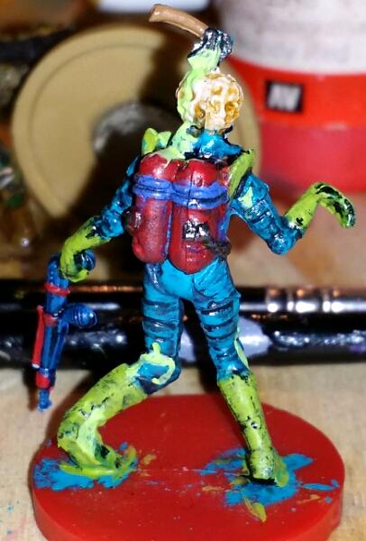 Mars Attacks, Martian Zombie, back