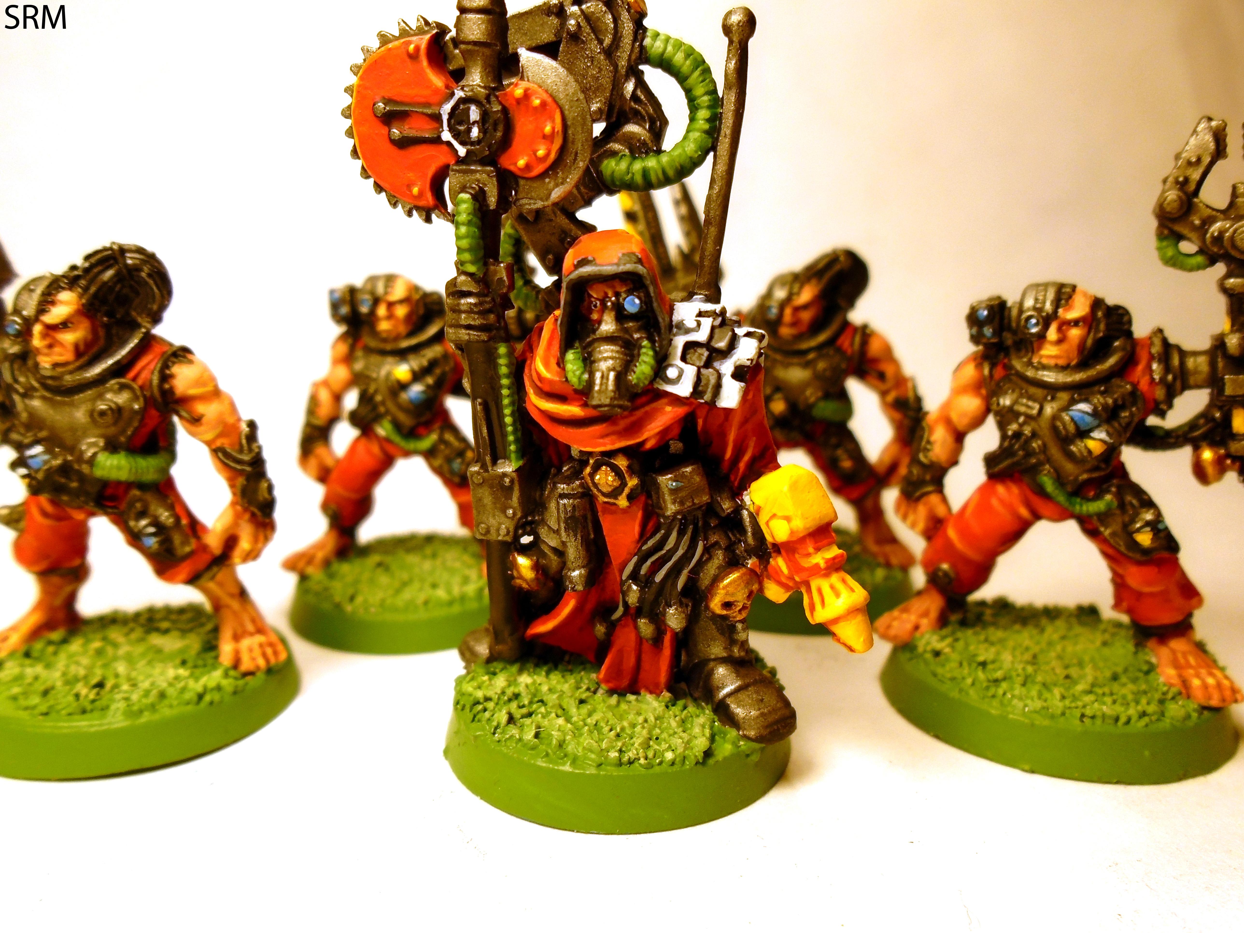 Adeptus Mechanicus, Mechanicus, Retro, Servitors, Skullz, Tech Priest